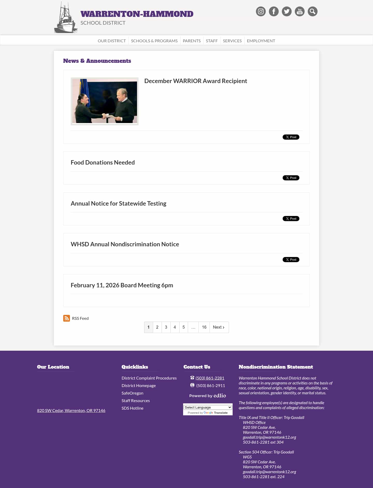 Latest website image capture