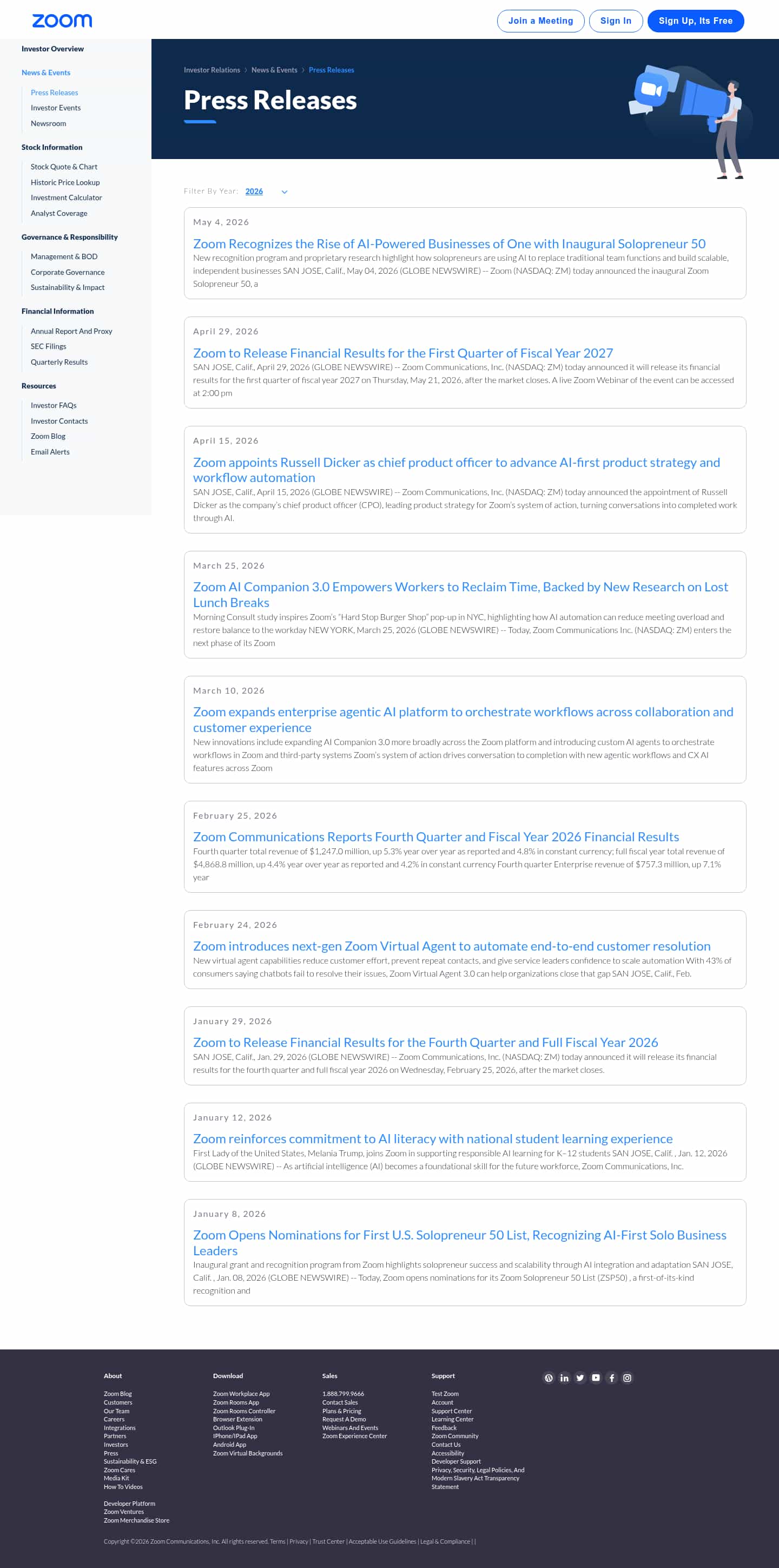 Latest website image capture