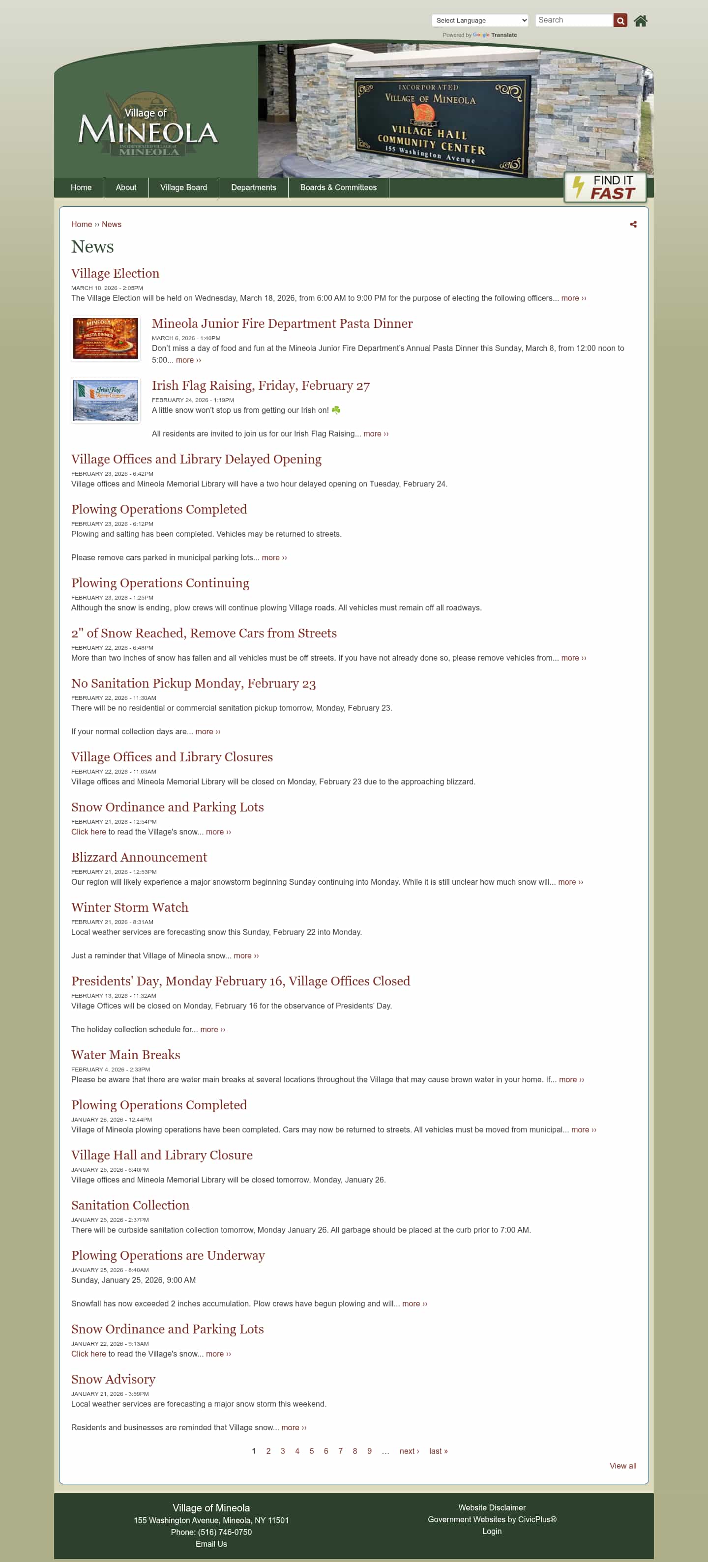 Latest website image capture