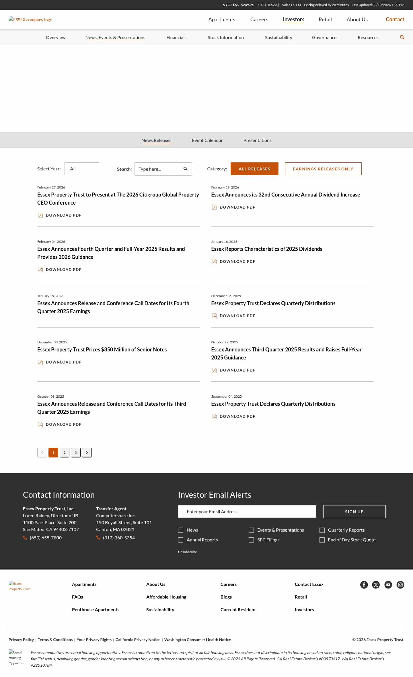 Latest website image capture
