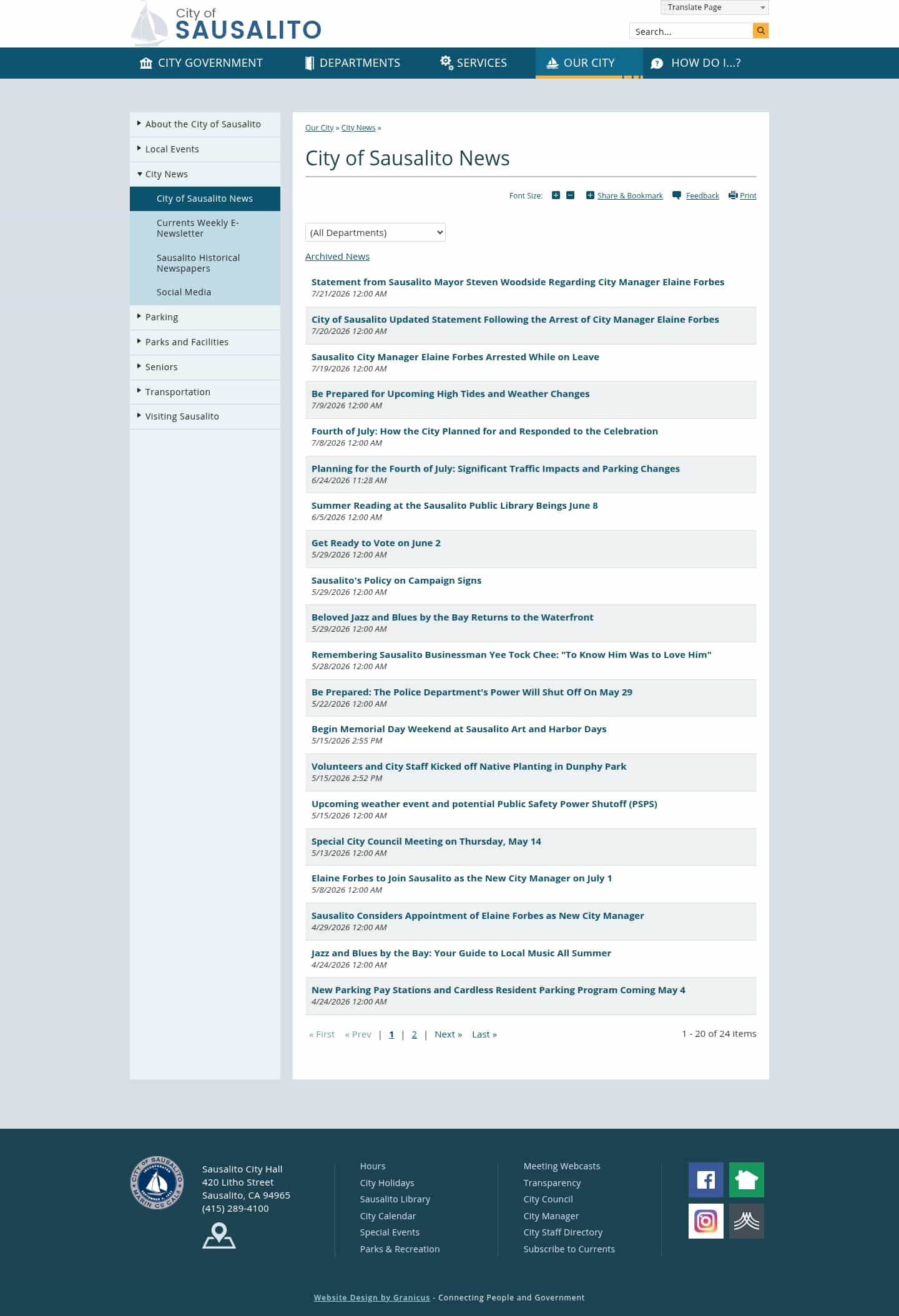 Latest website image capture