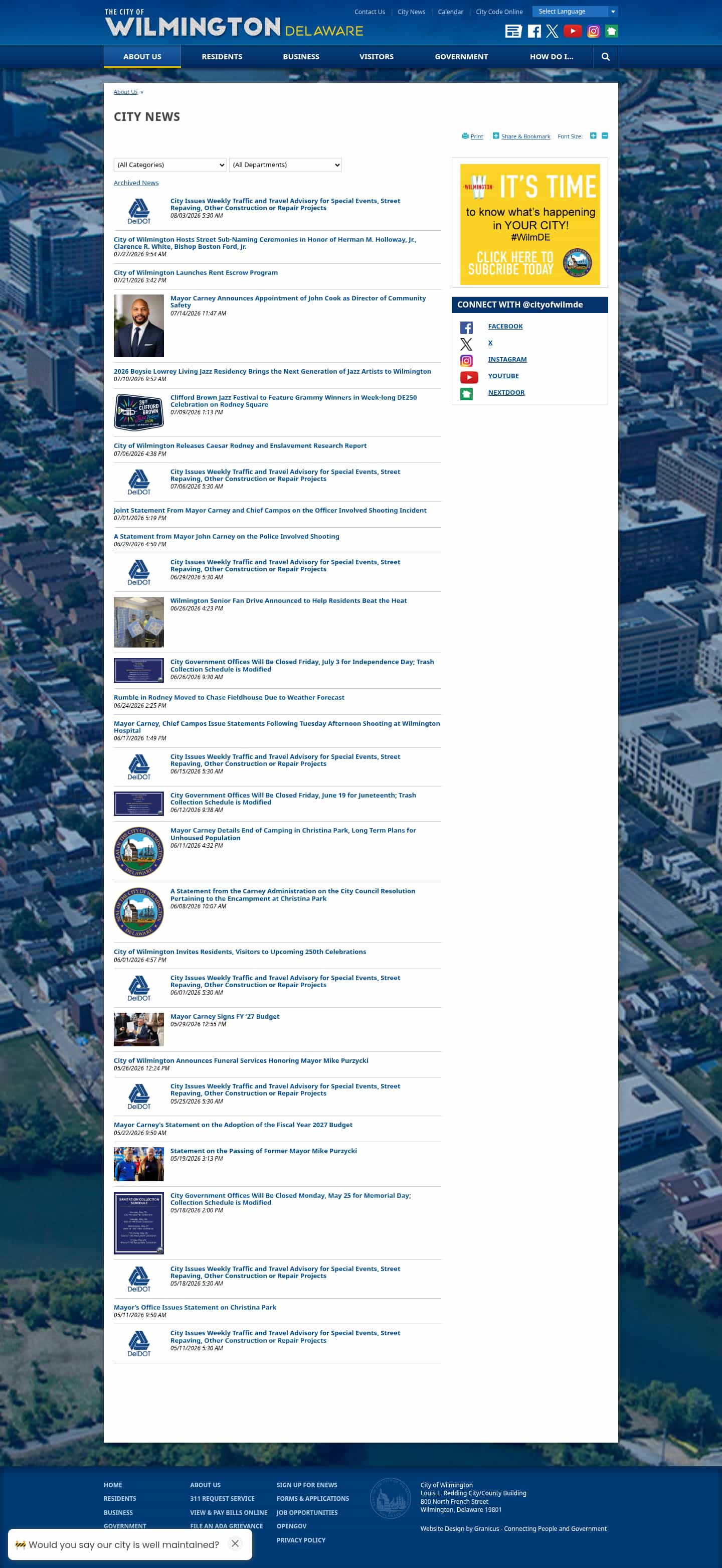 Latest website image capture