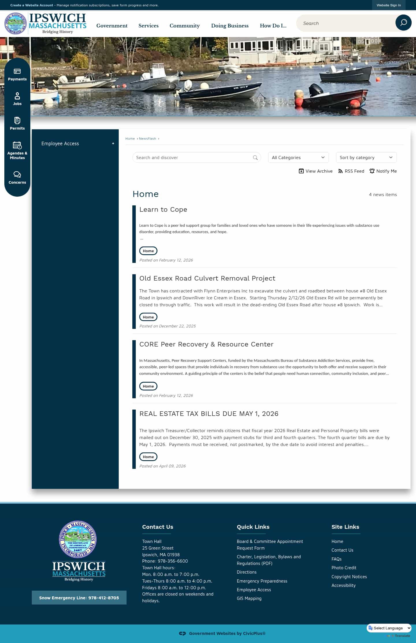 Latest website image capture