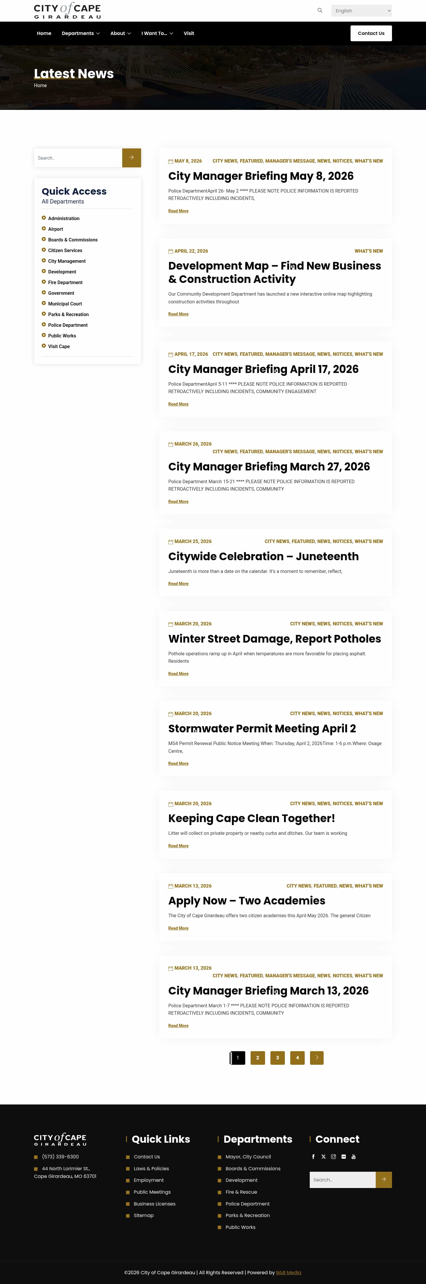 Latest website image capture
