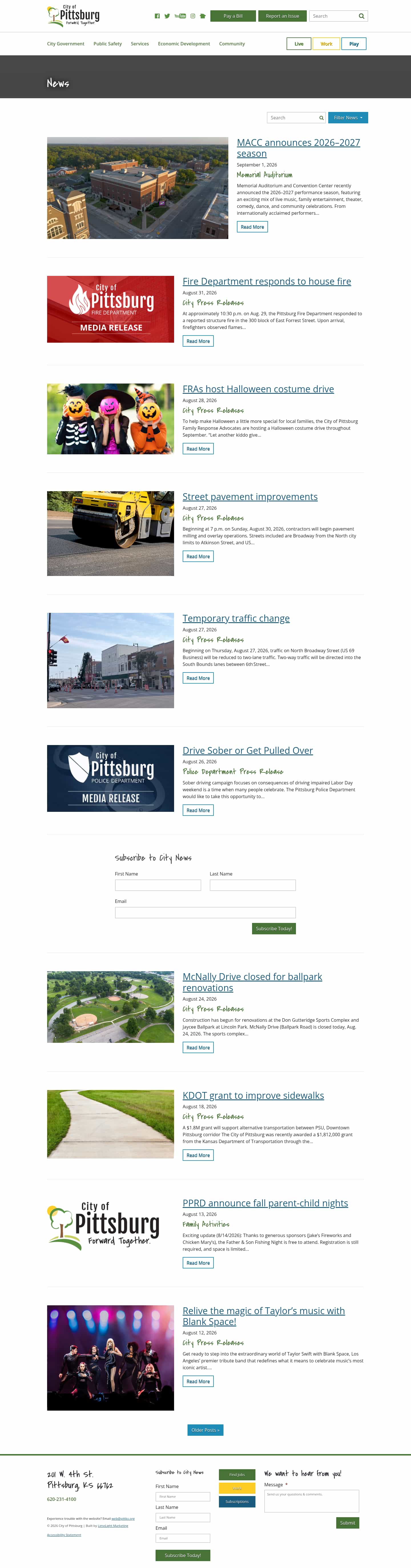Latest website image capture