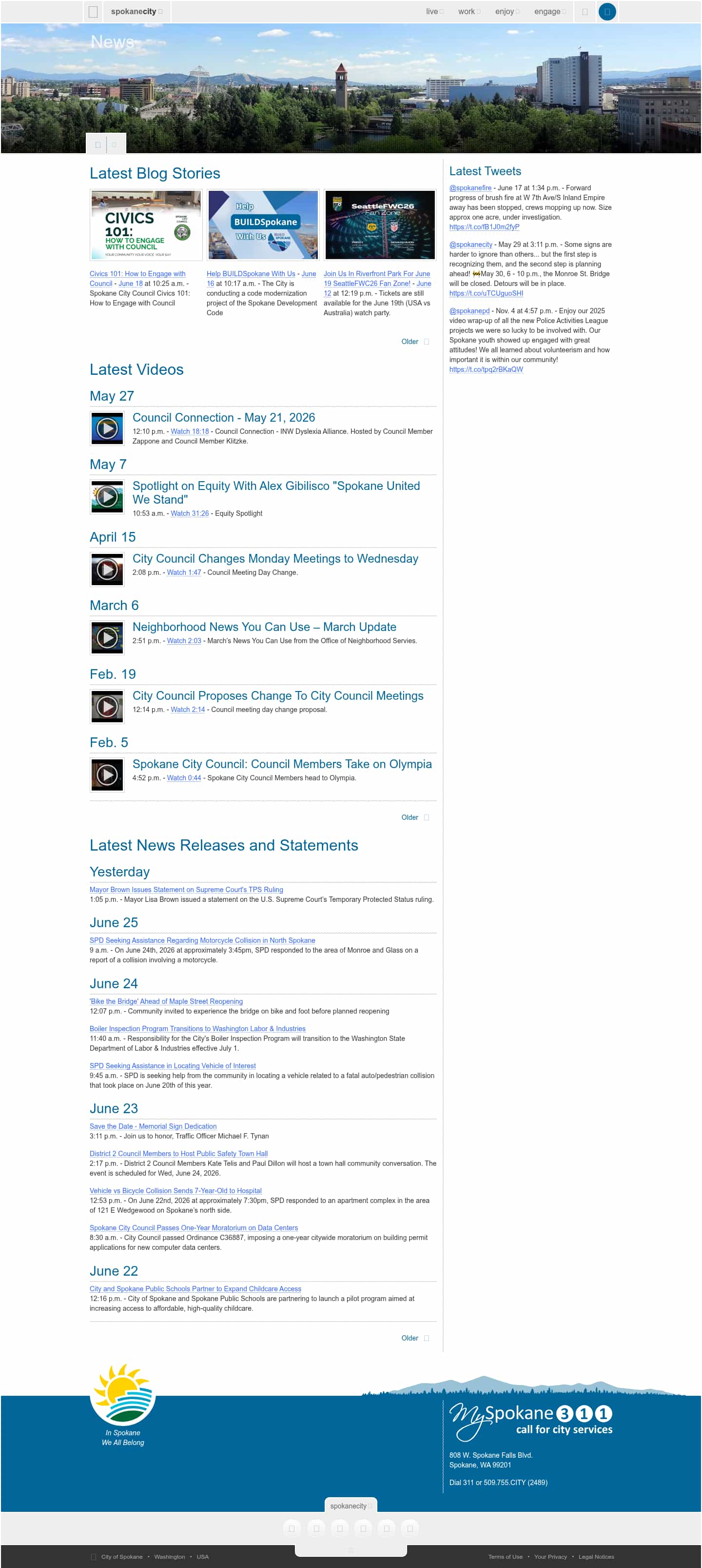 Latest website image capture