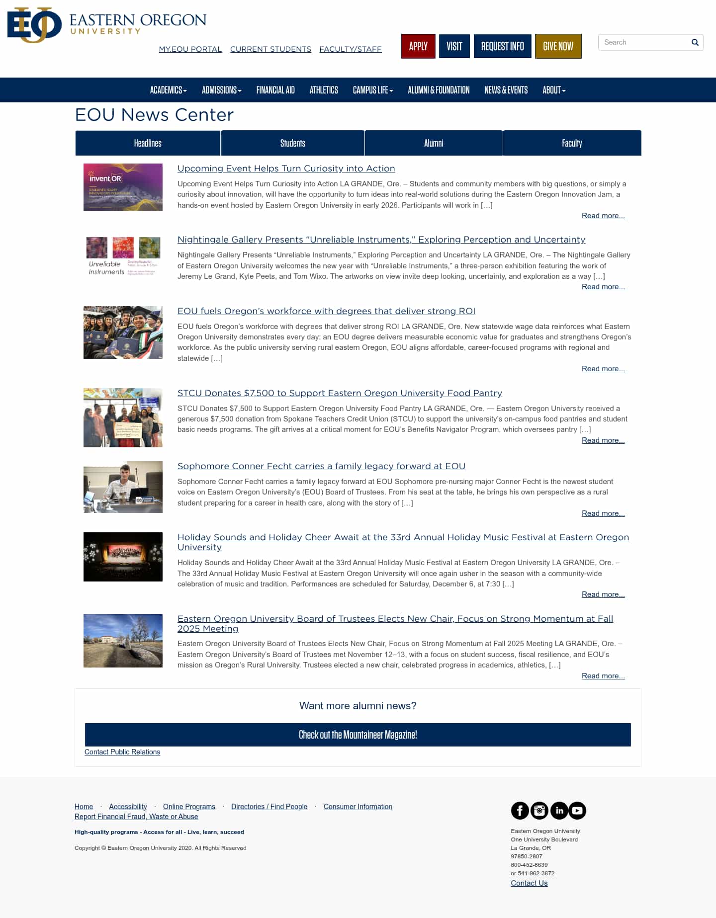 Latest website image capture