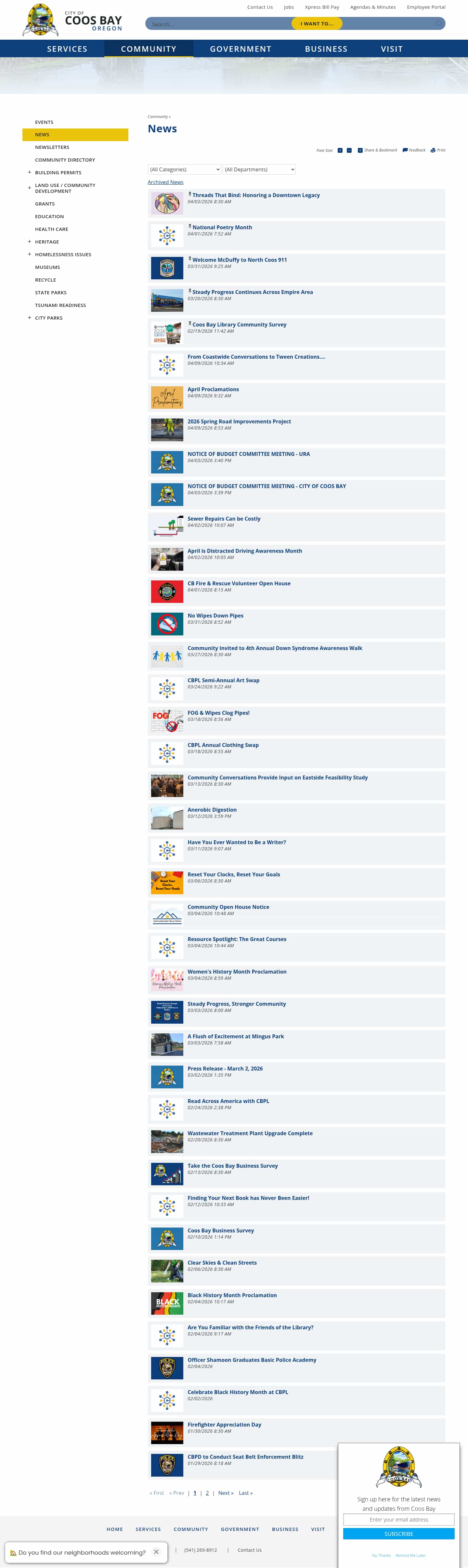 Latest website image capture