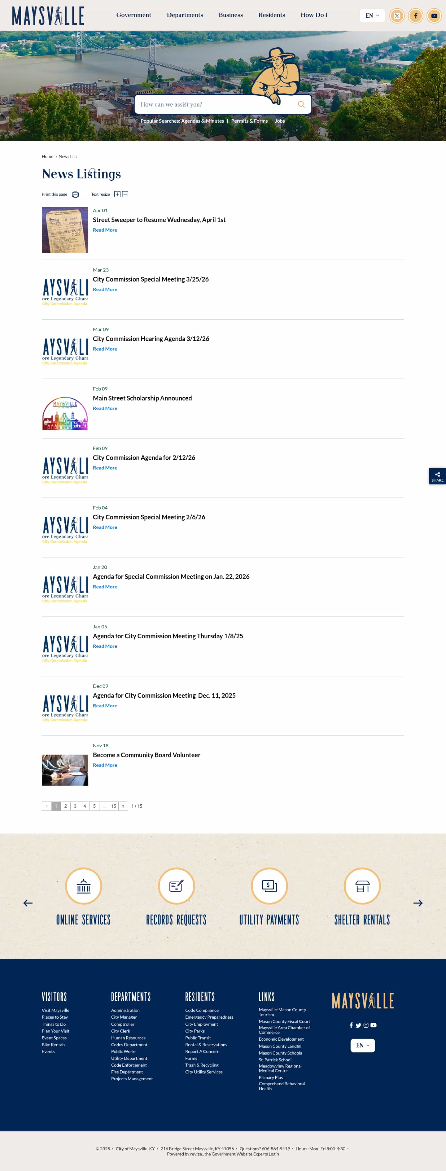 Latest website image capture