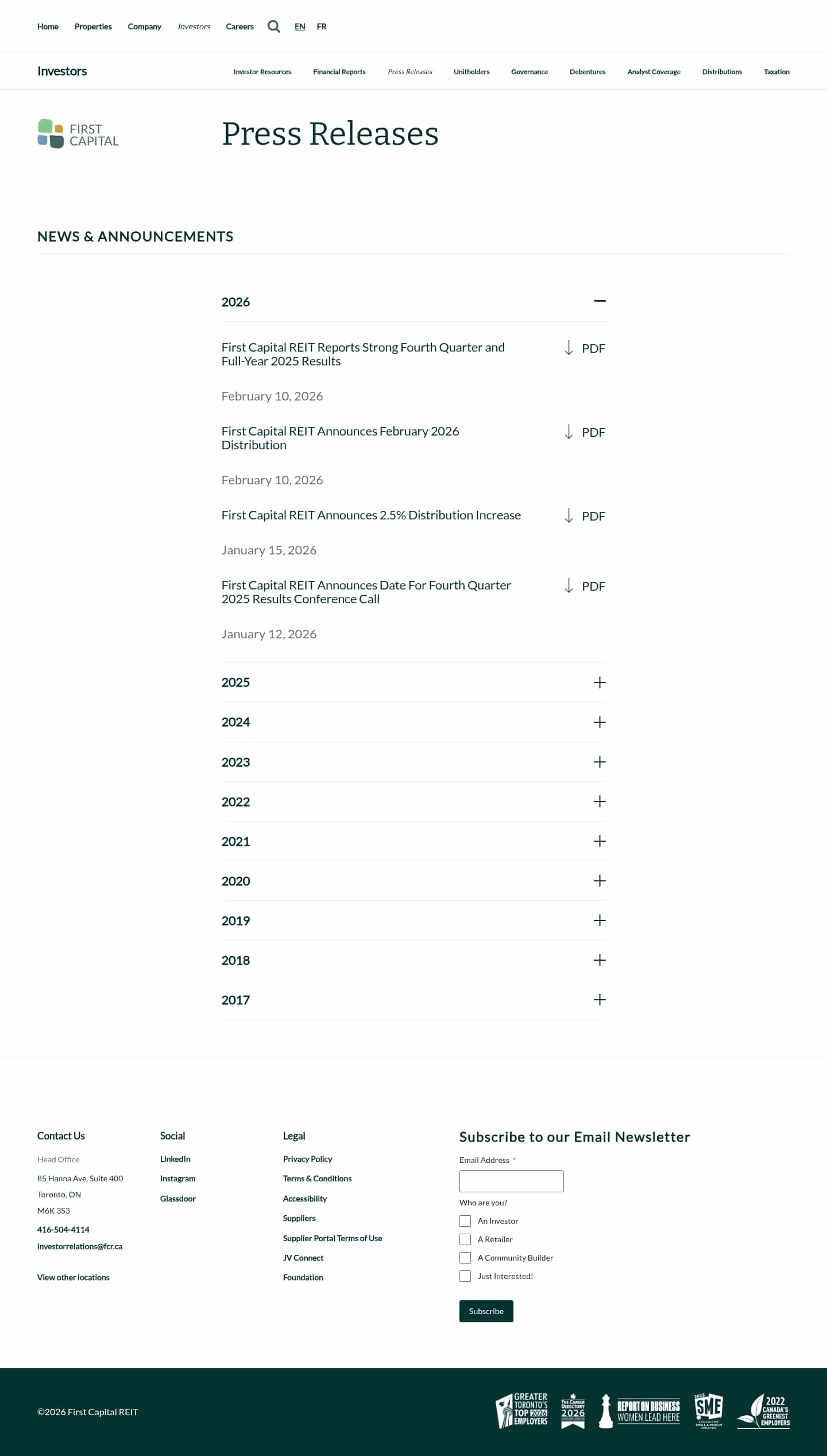 Latest website image capture