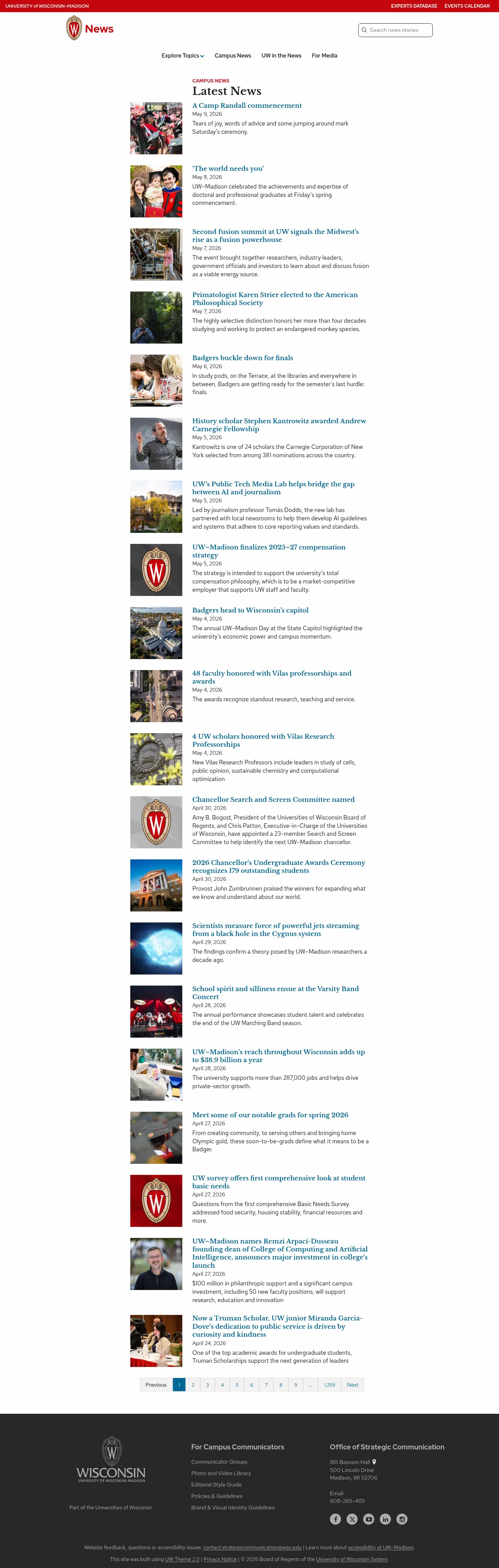 Latest website image capture