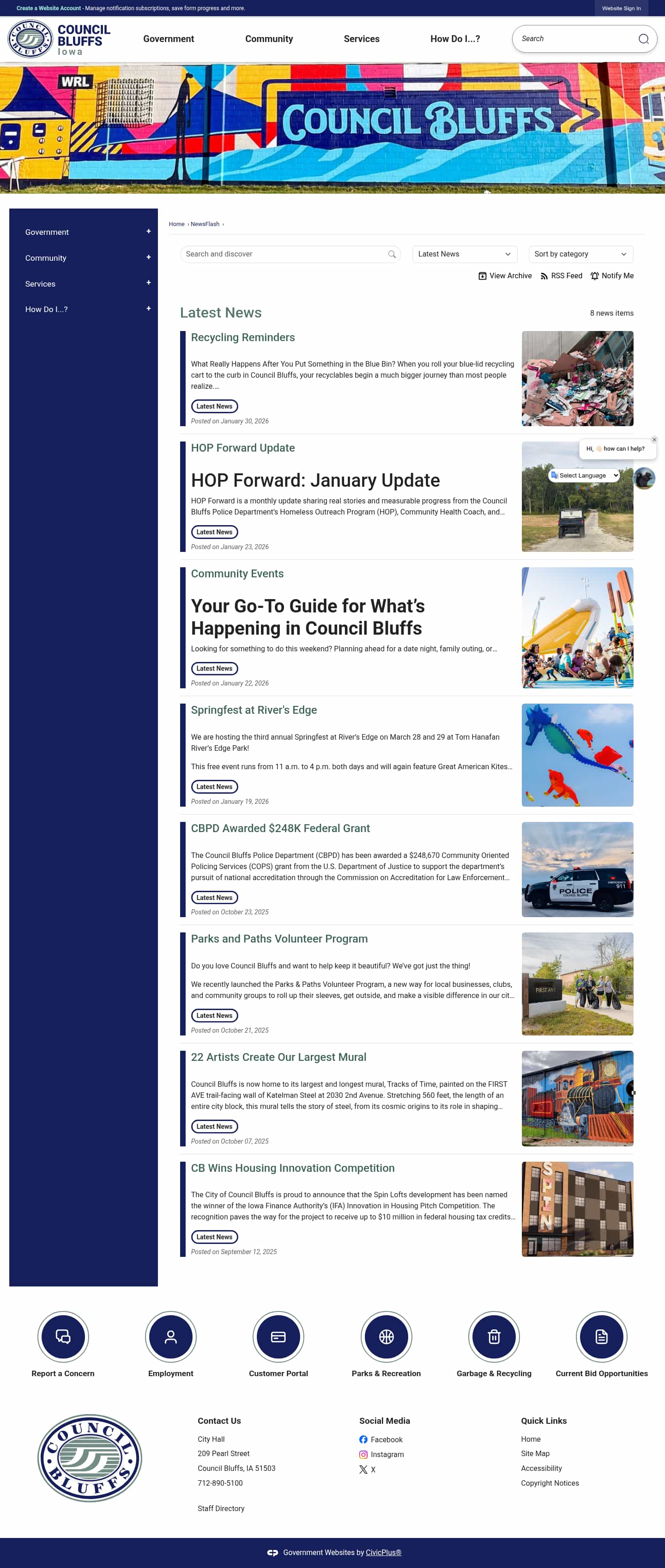 Latest website image capture