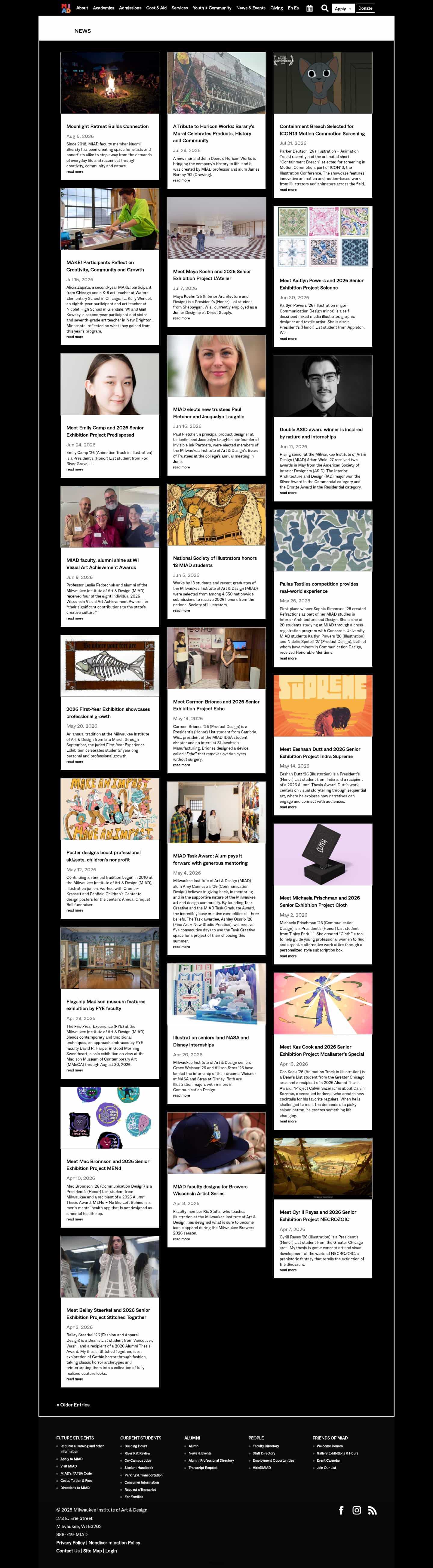 Latest website image capture