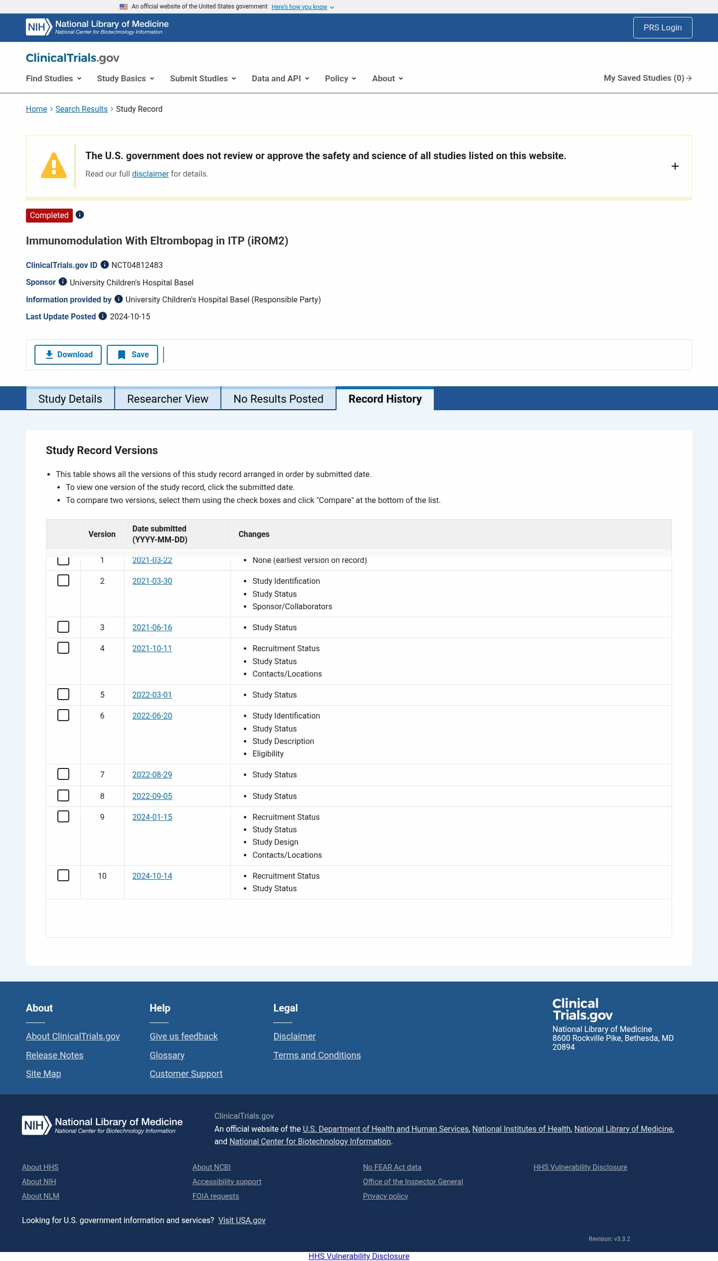 Latest website image capture