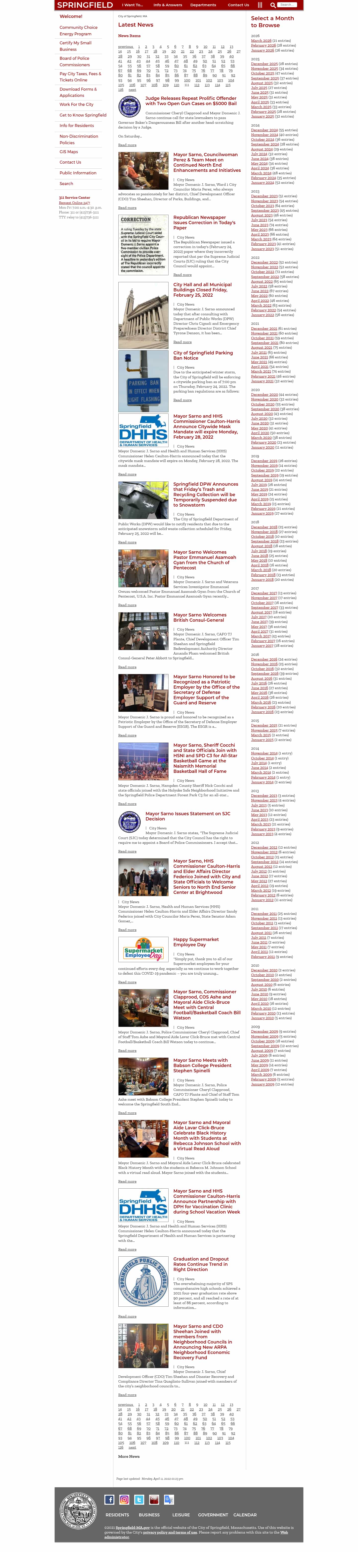 Latest website image capture