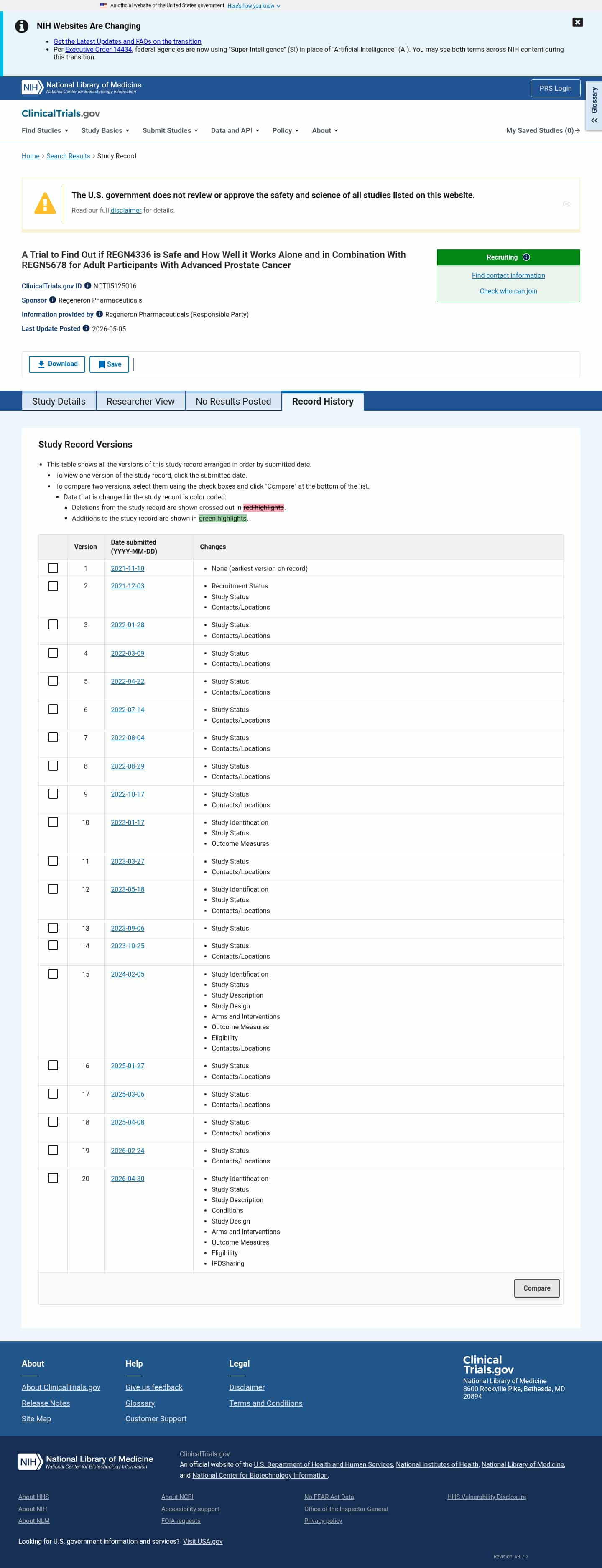 Latest website image capture