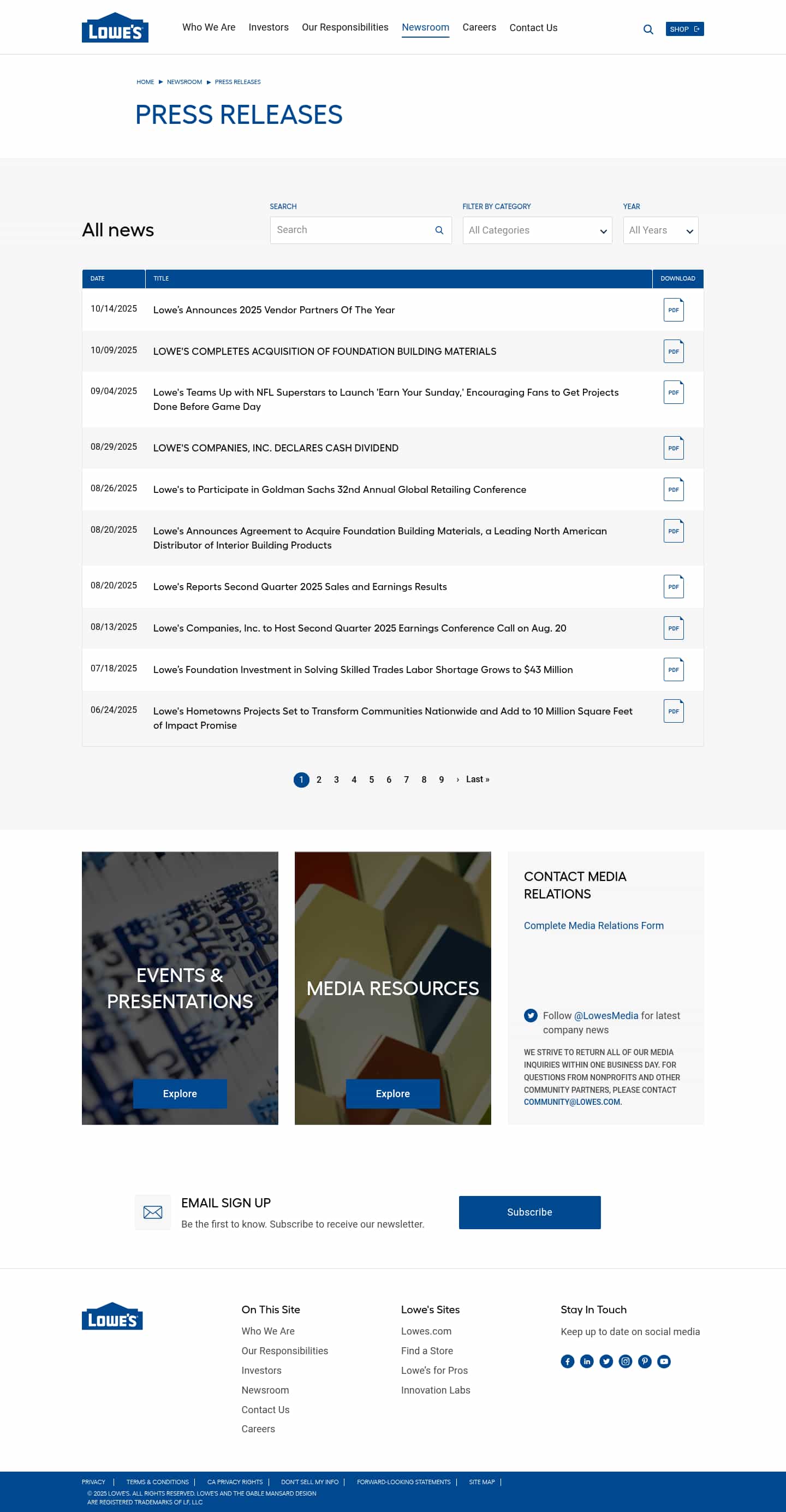 Latest website image capture