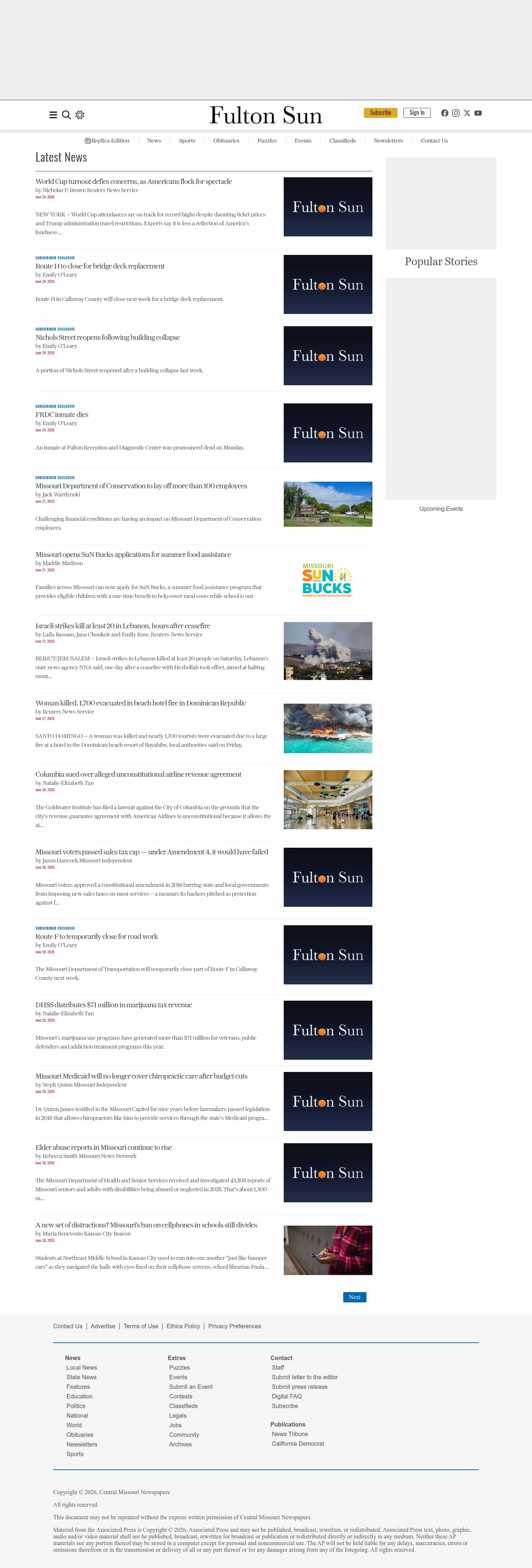 Latest website image capture