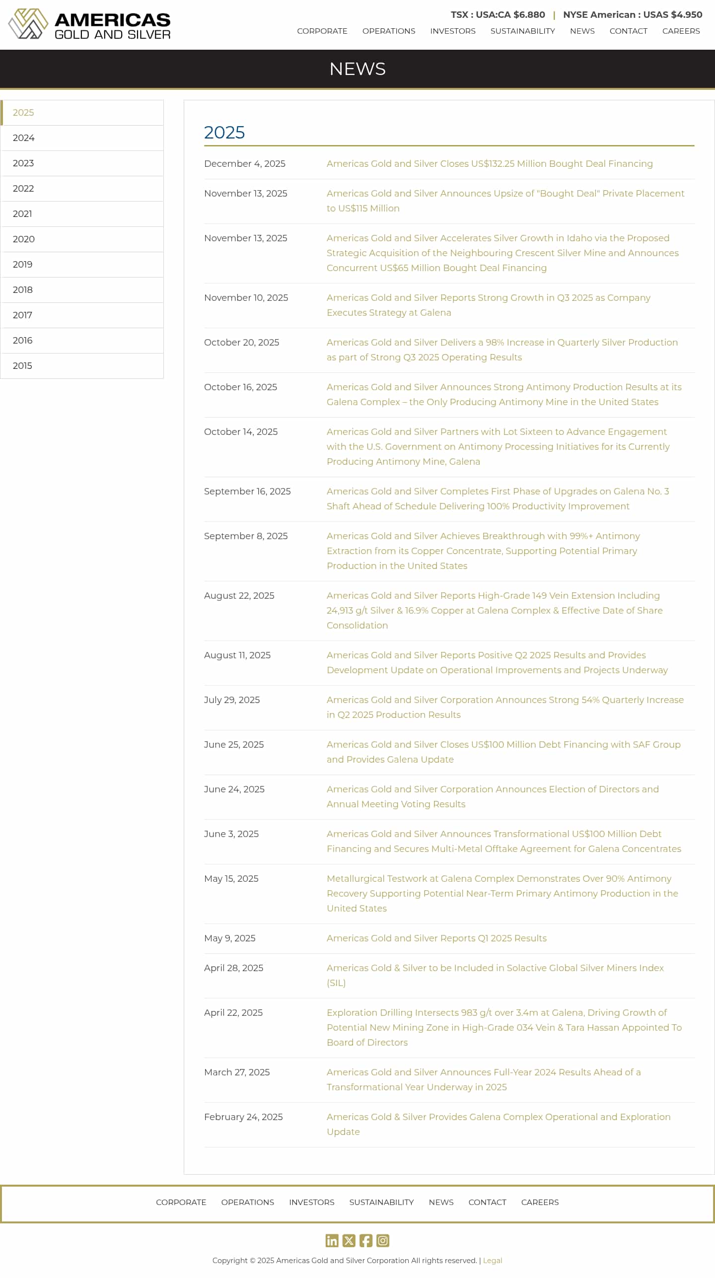 Latest website image capture