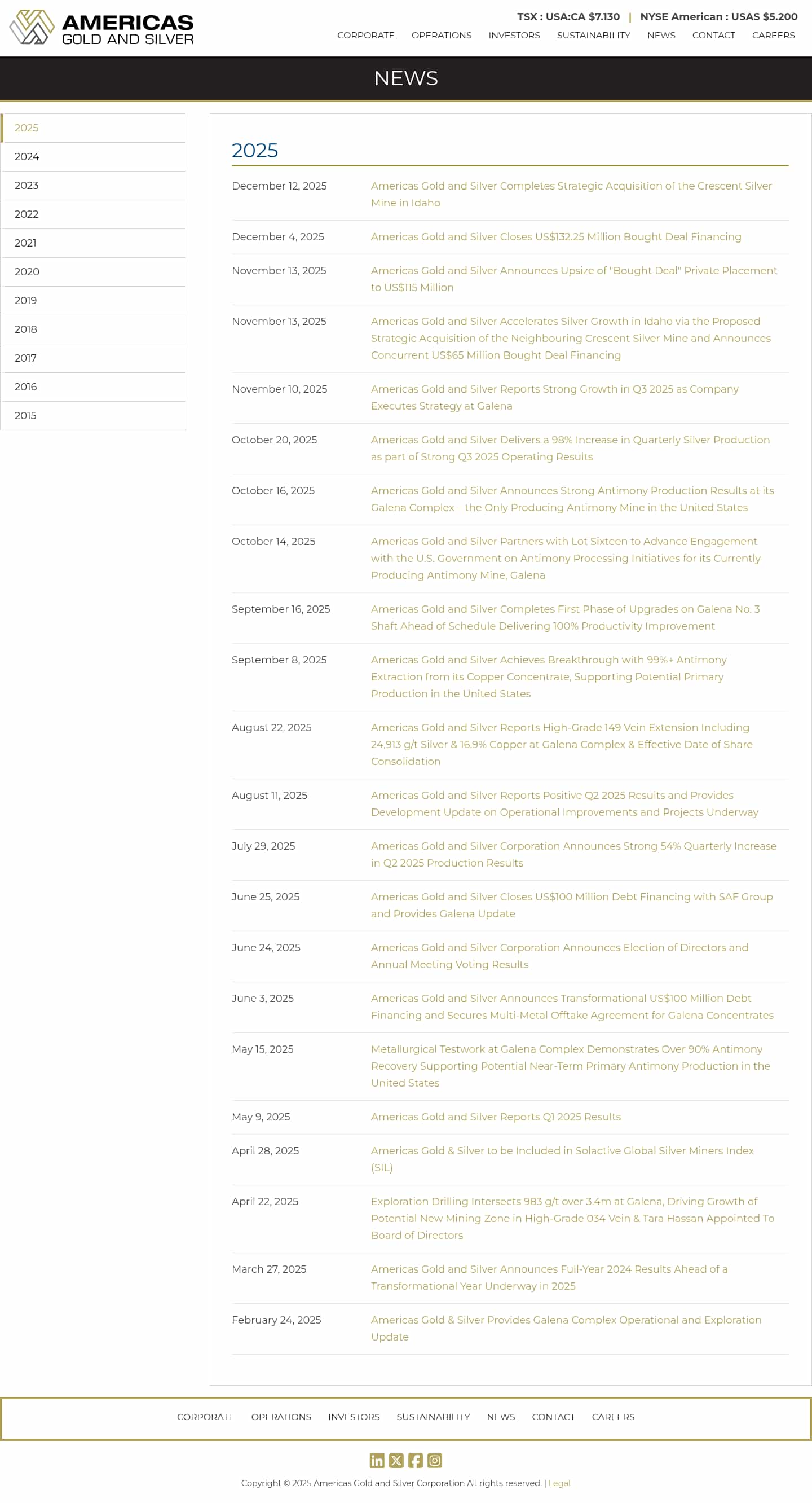 Latest website image capture