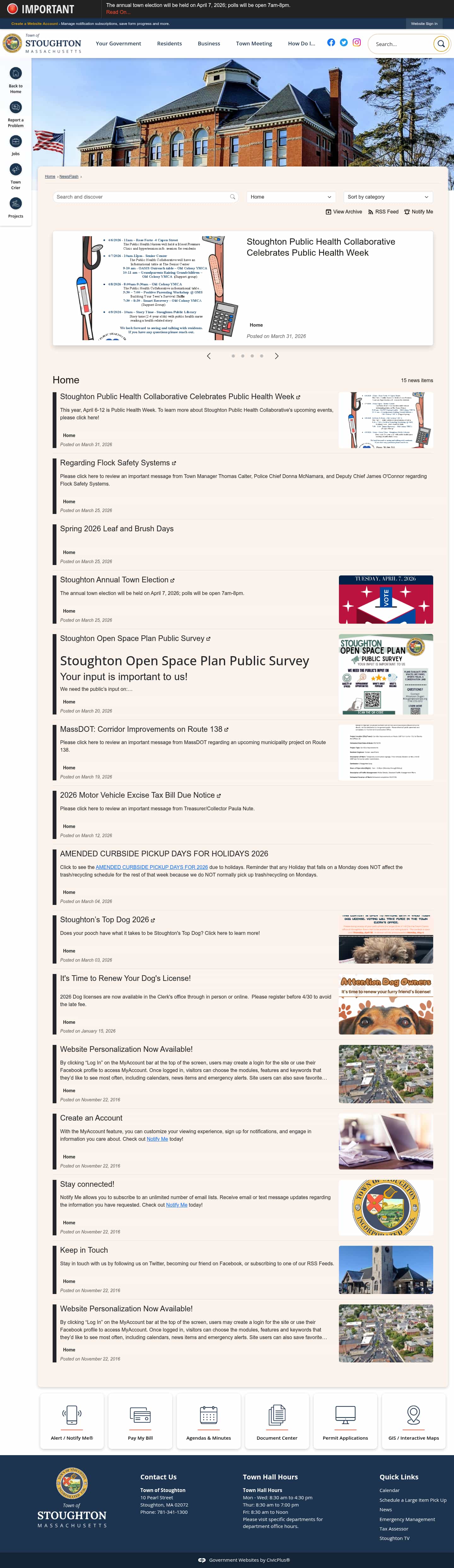 Latest website image capture