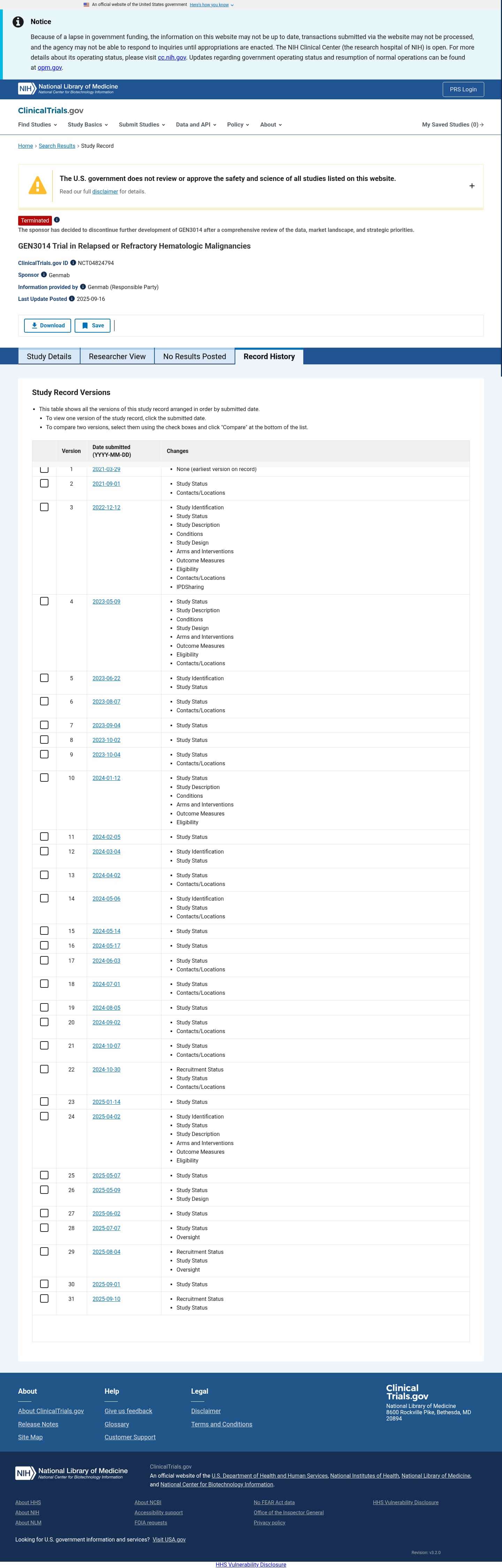 Latest website image capture