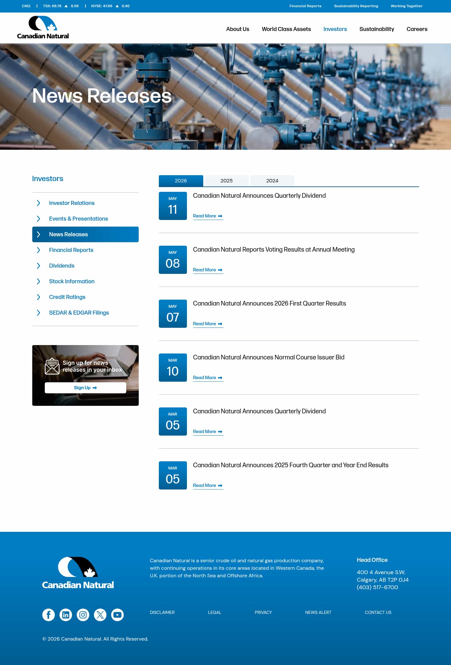 Latest website image capture
