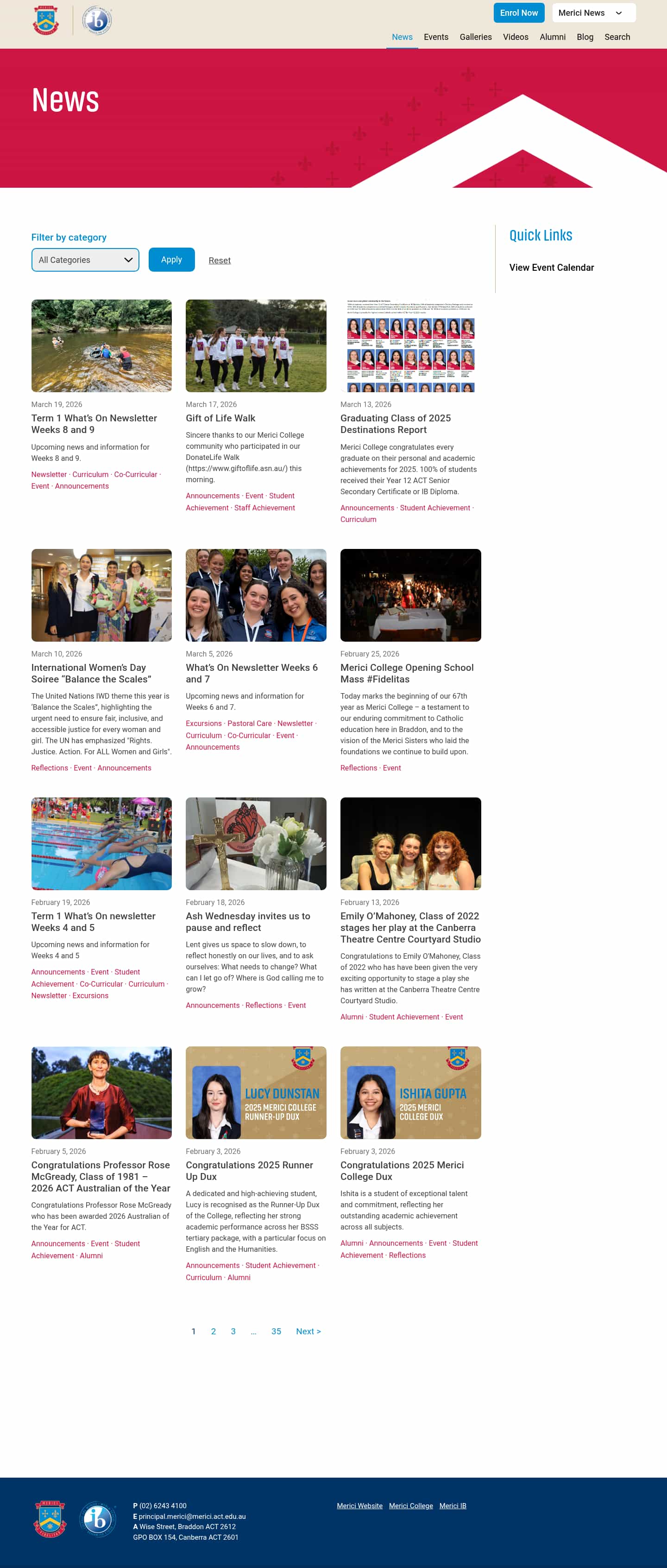 Latest website image capture