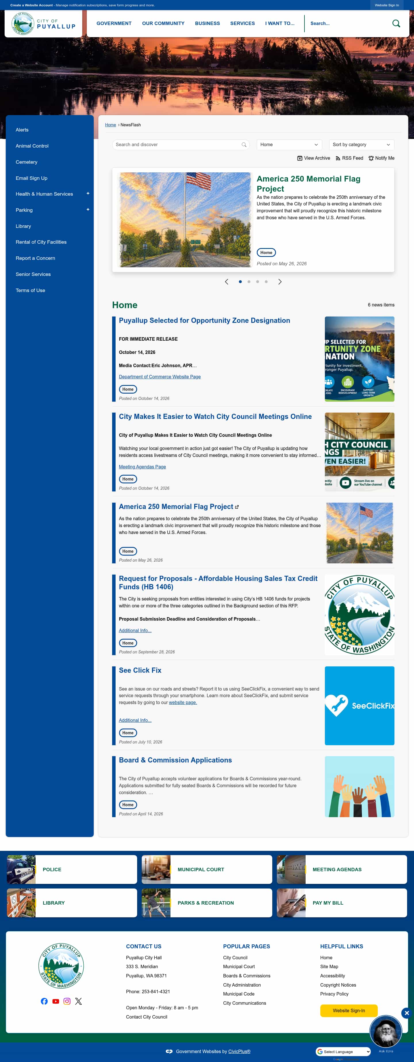 Latest website image capture
