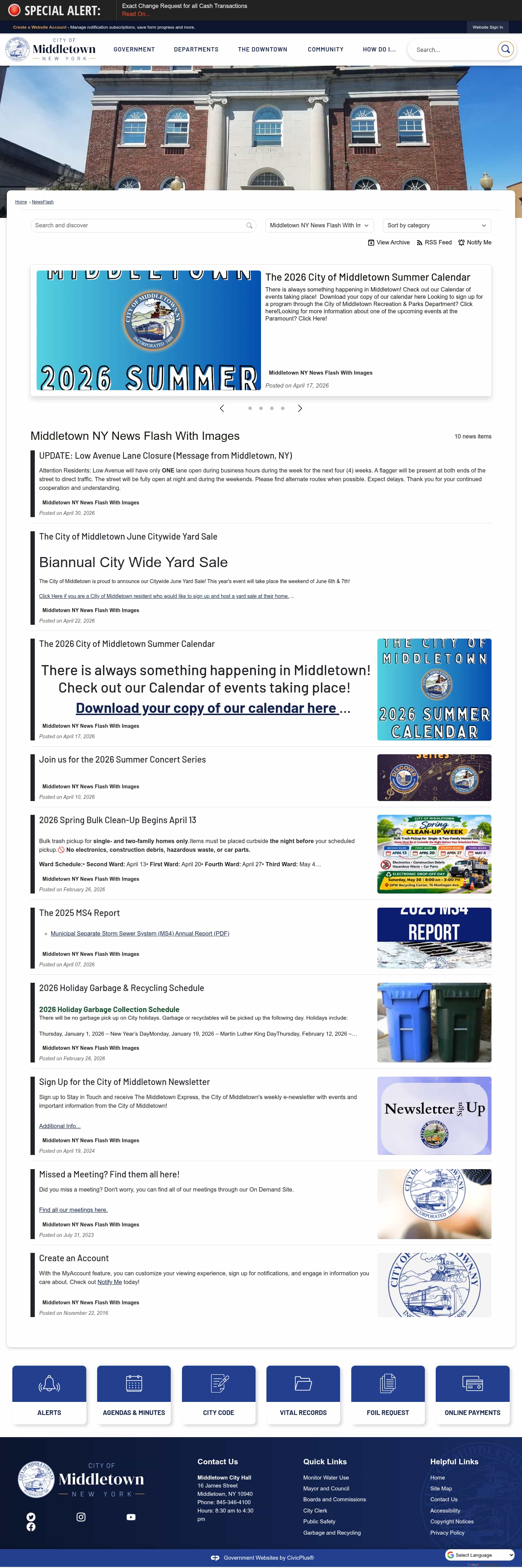 Latest website image capture