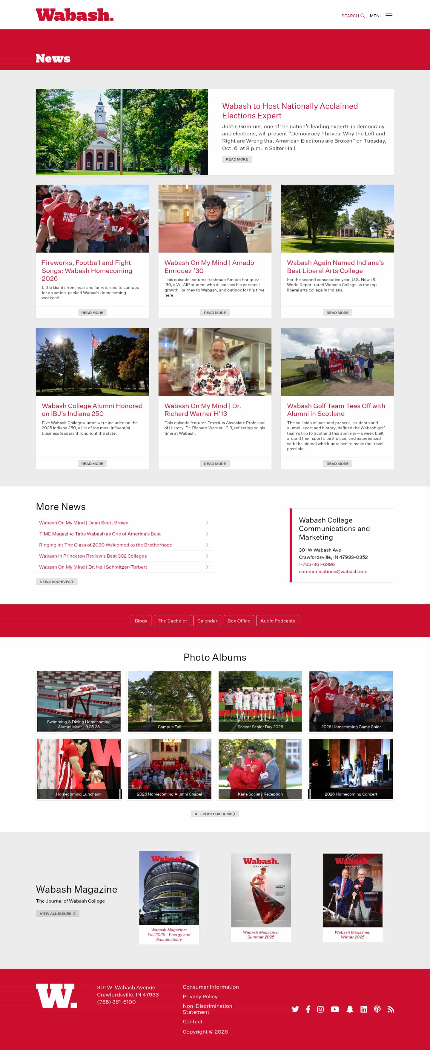 Latest website image capture