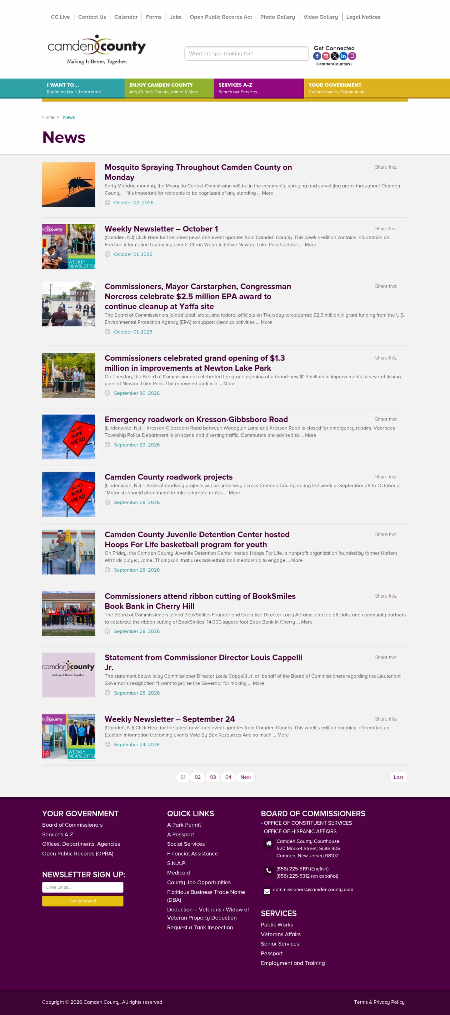 Latest website image capture