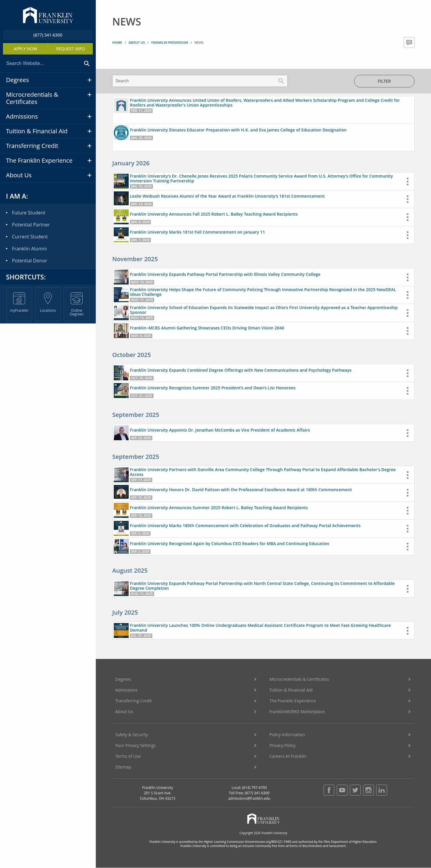 Latest website image capture
