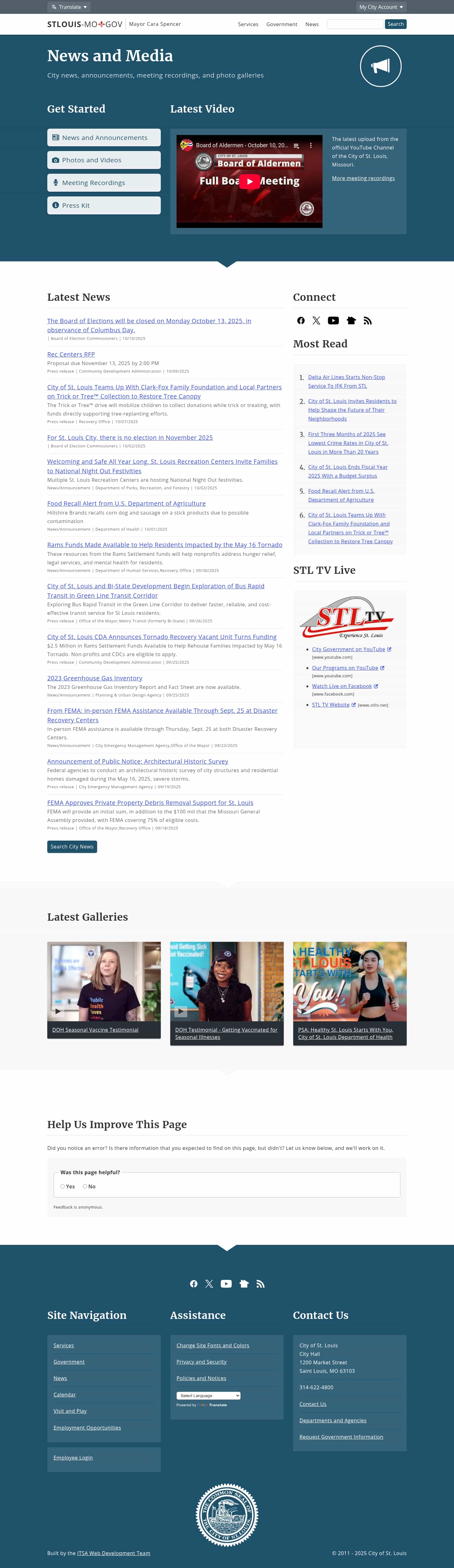 Latest website image capture