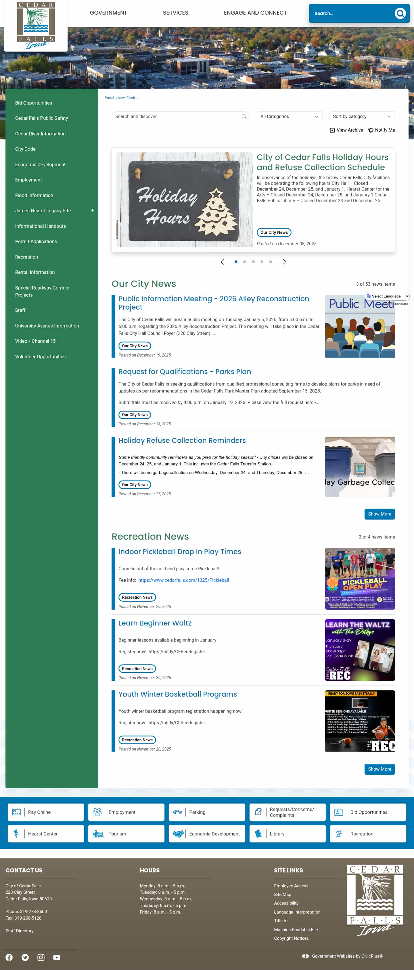 Latest website image capture