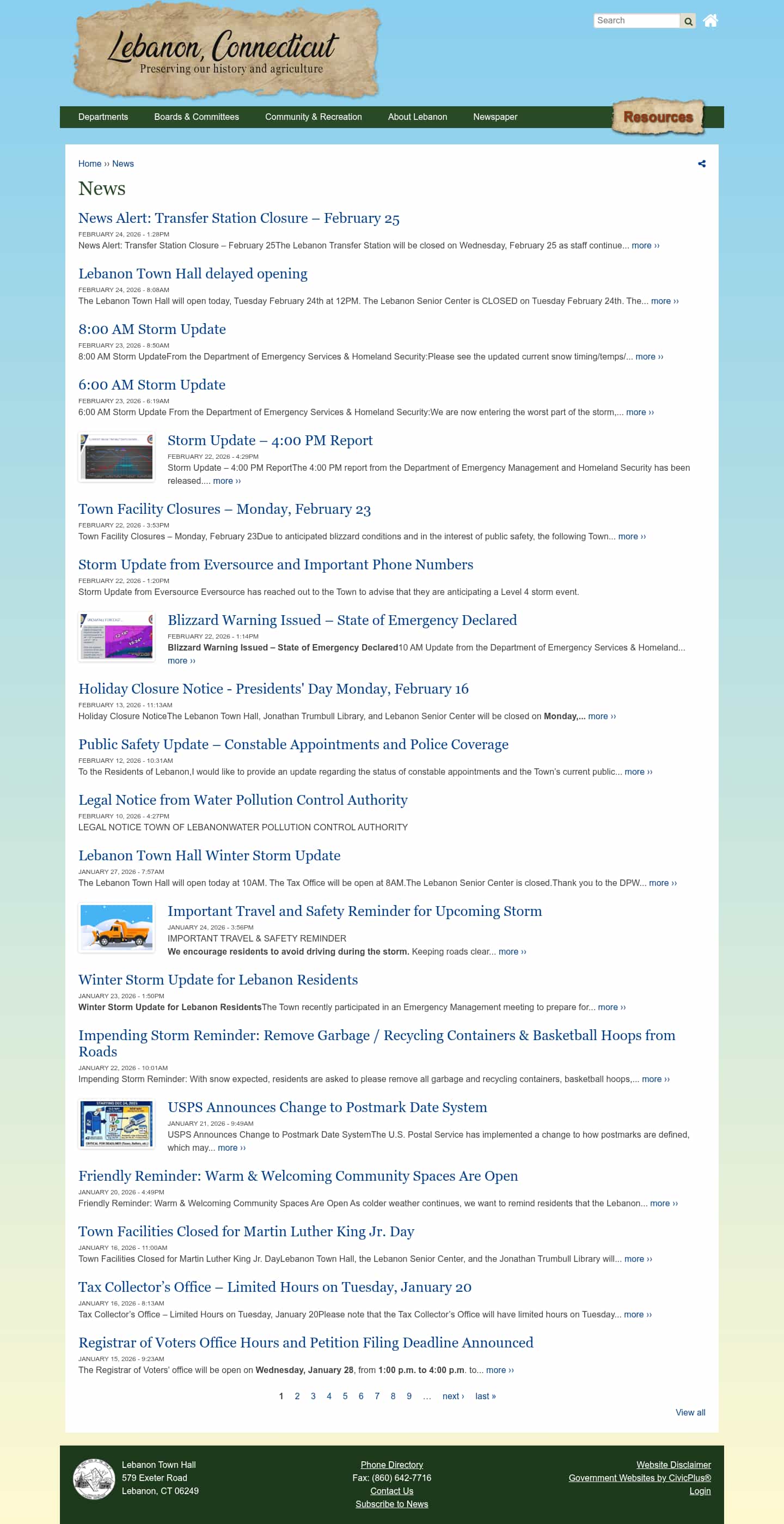 Latest website image capture