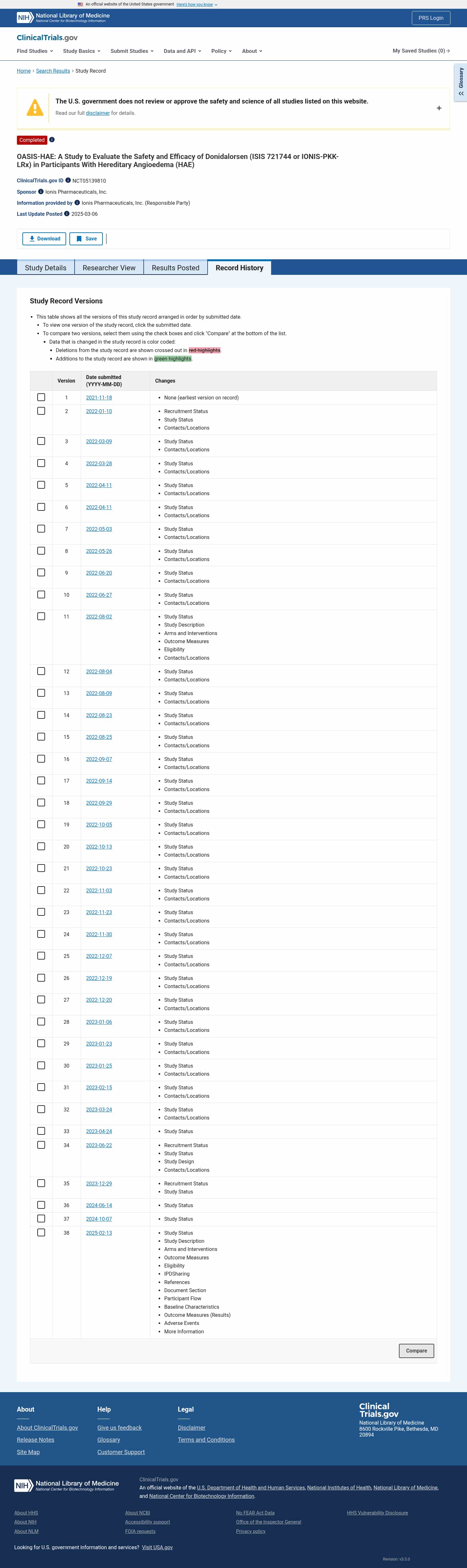 Latest website image capture