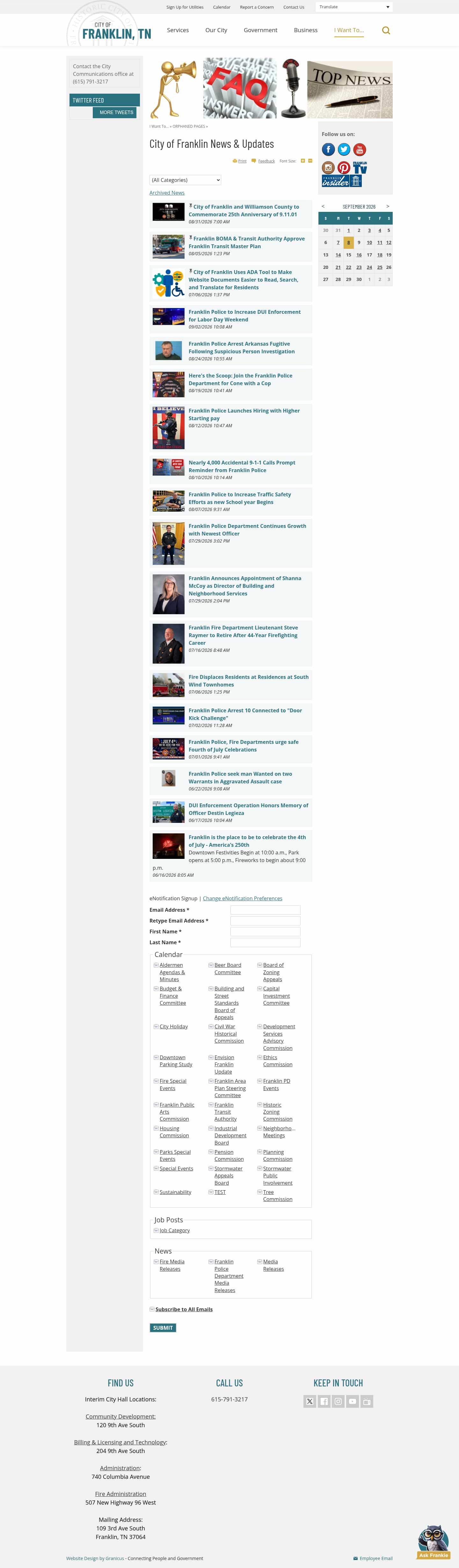 Latest website image capture