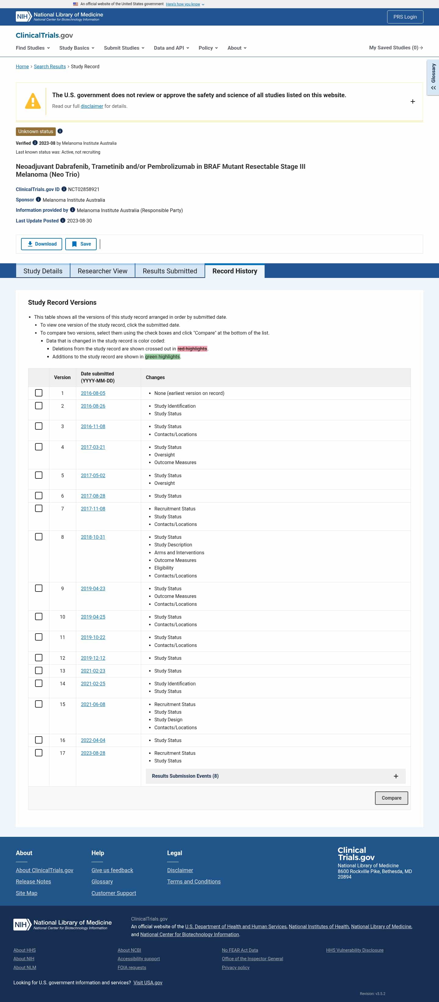 Latest website image capture