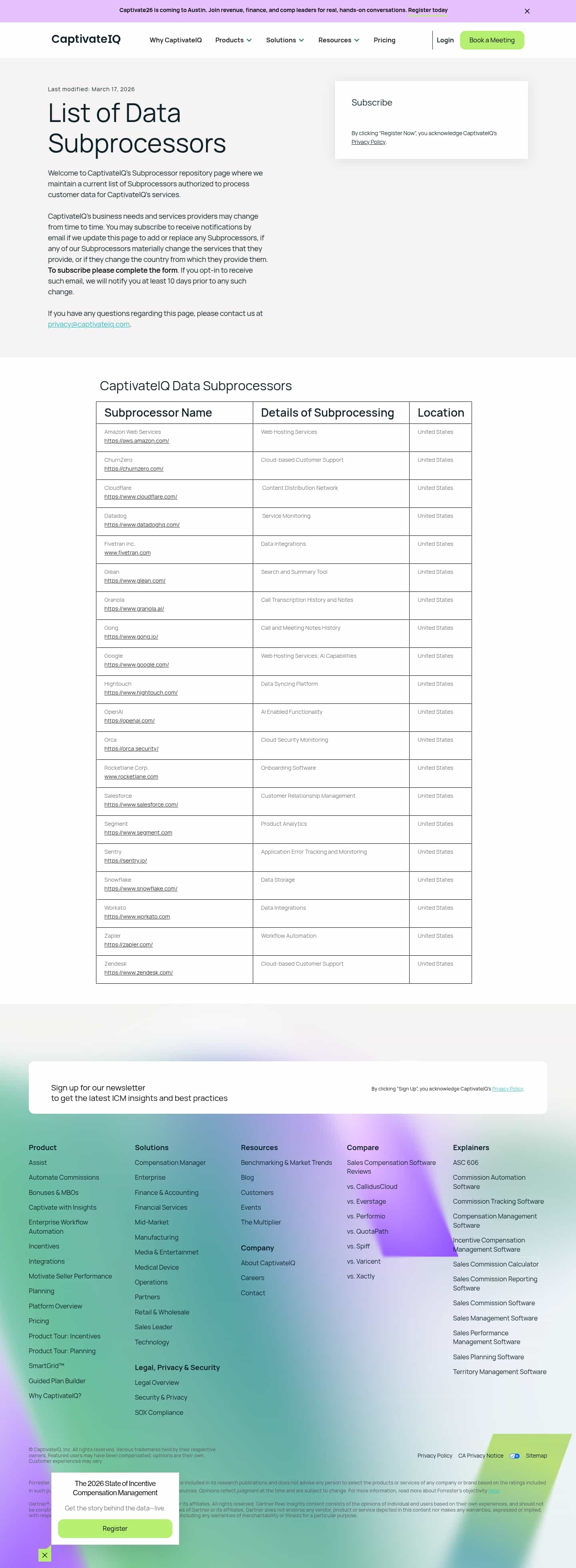 Latest website image capture