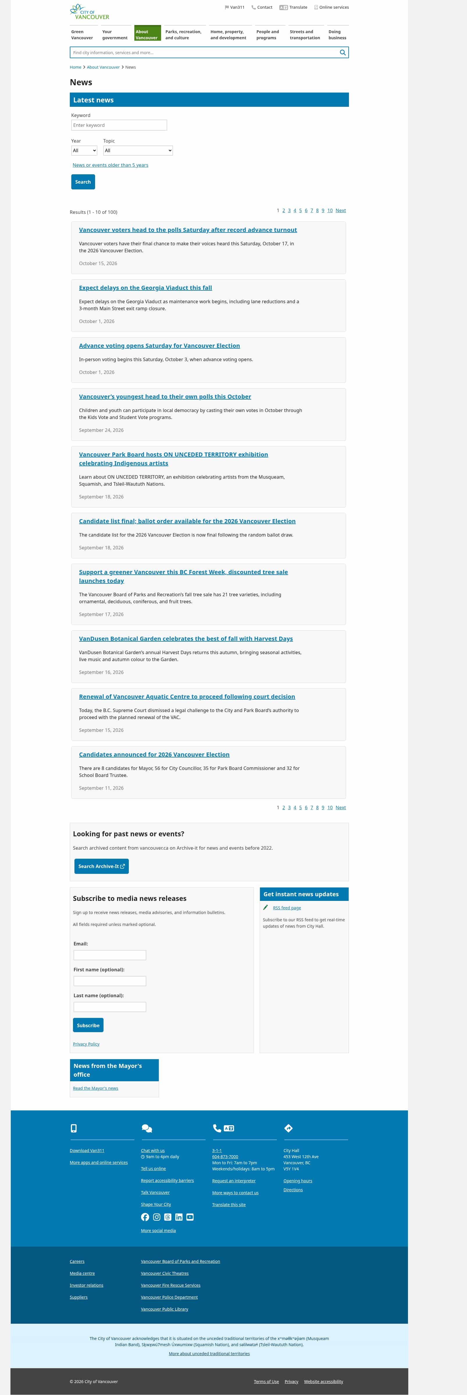 Latest website image capture