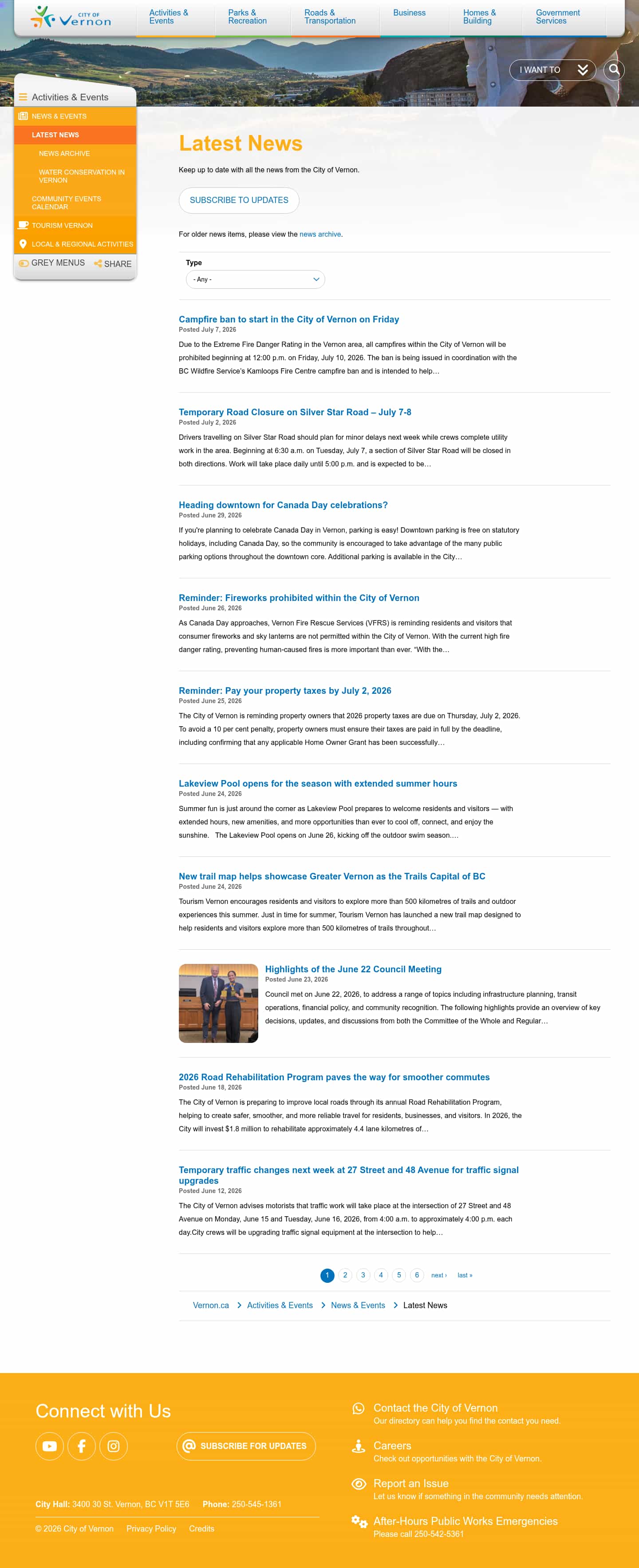 Latest website image capture