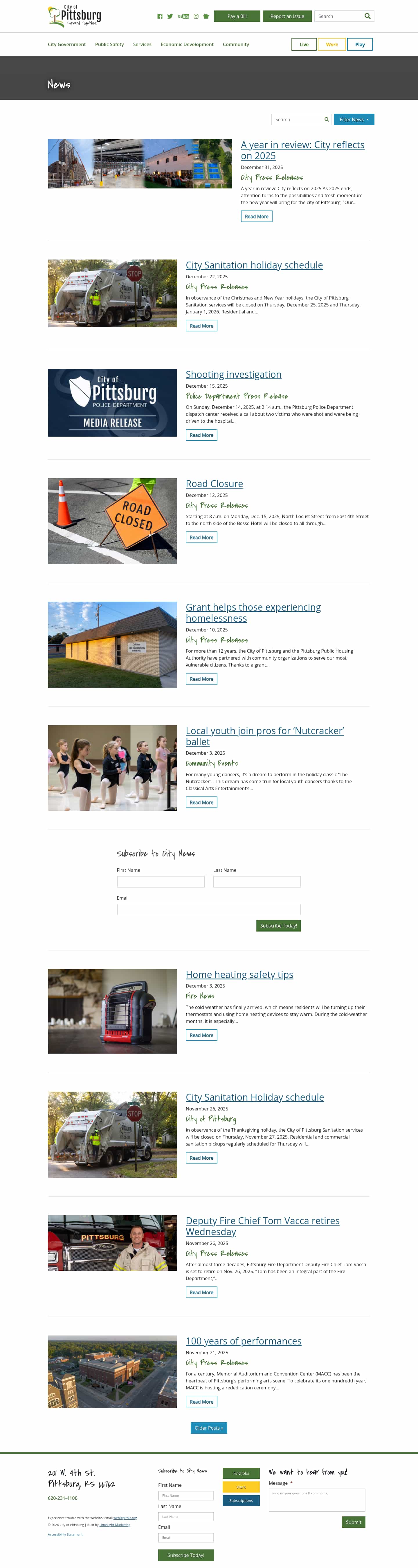 Latest website image capture