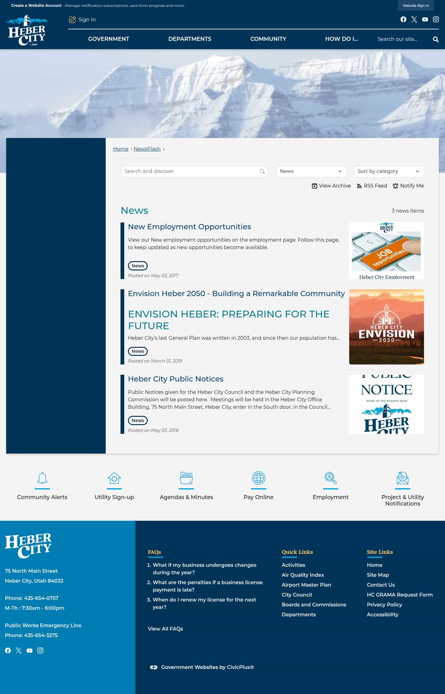 Latest website image capture