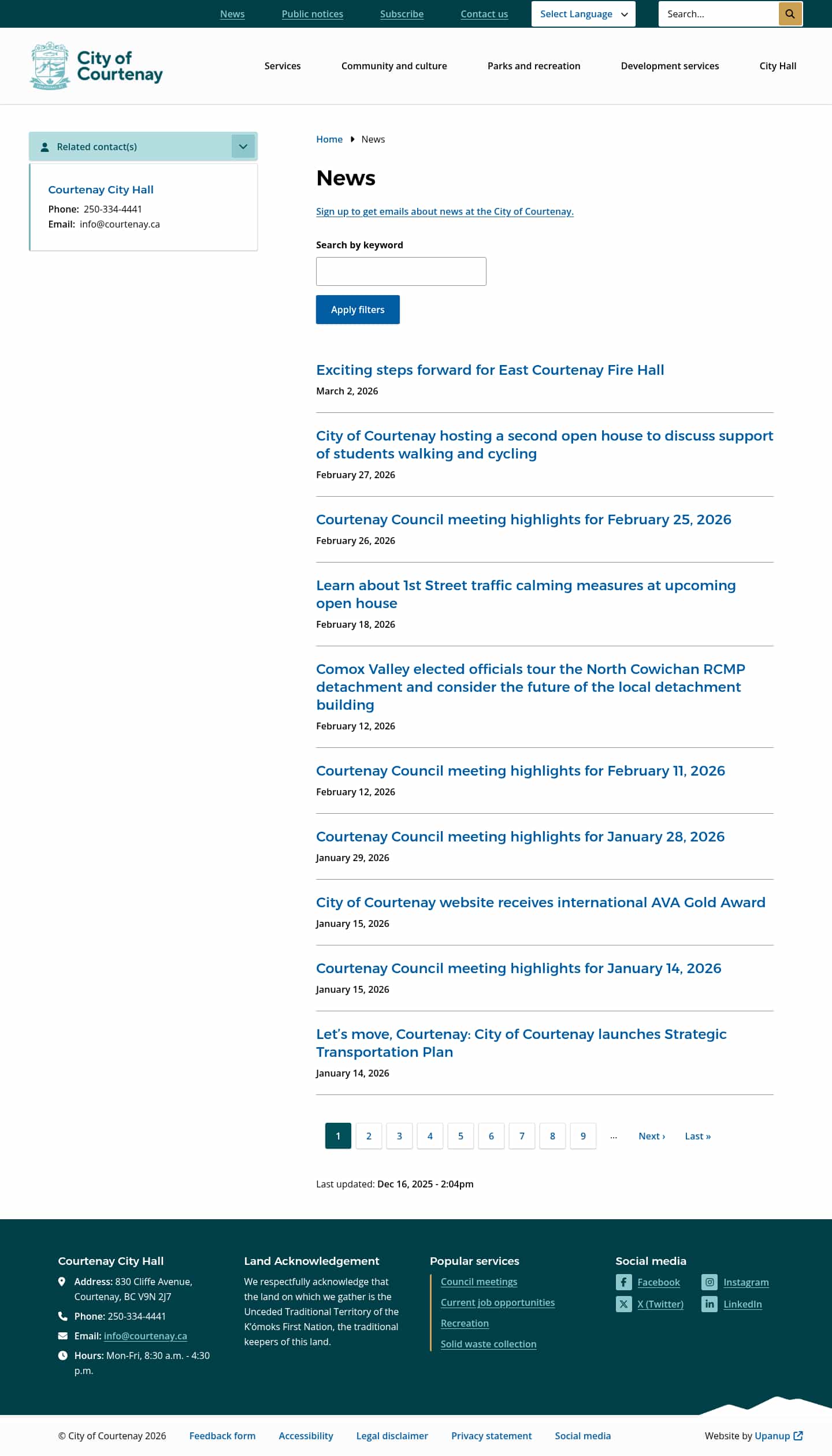 Latest website image capture