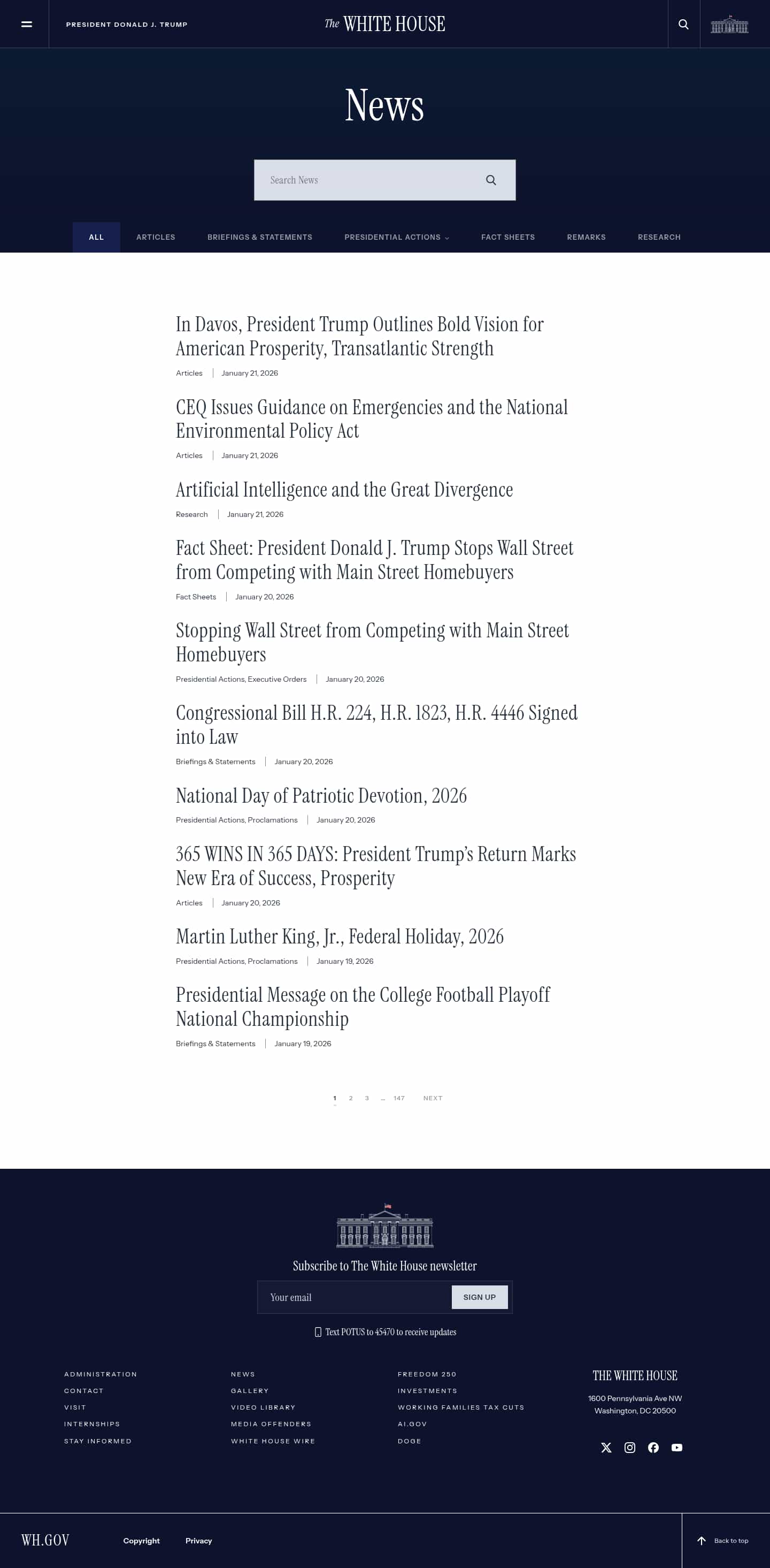 Latest website image capture