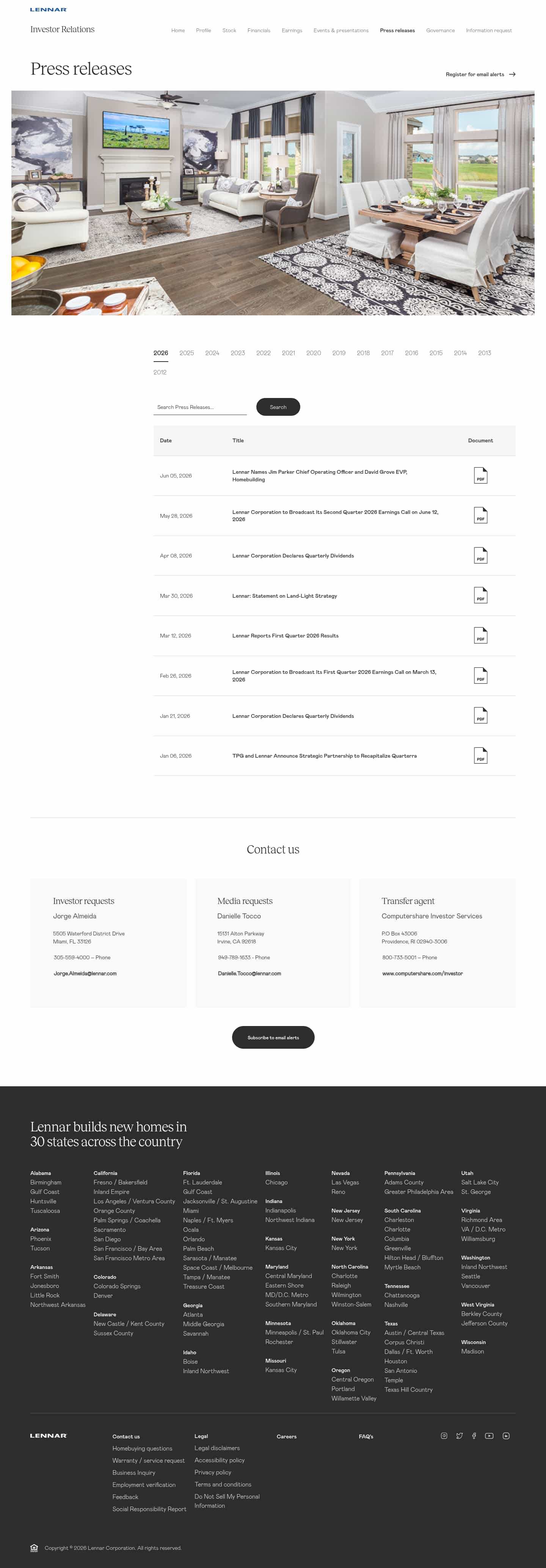 Latest website image capture