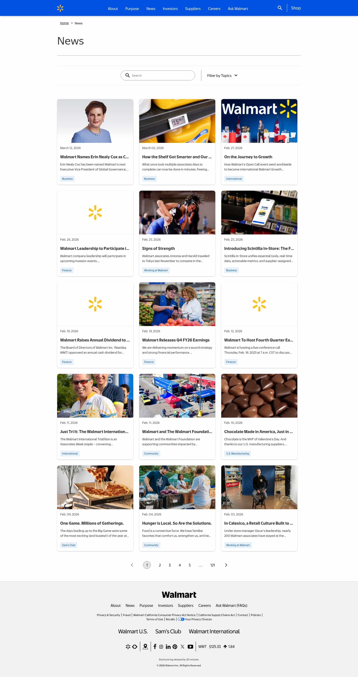 Latest website image capture