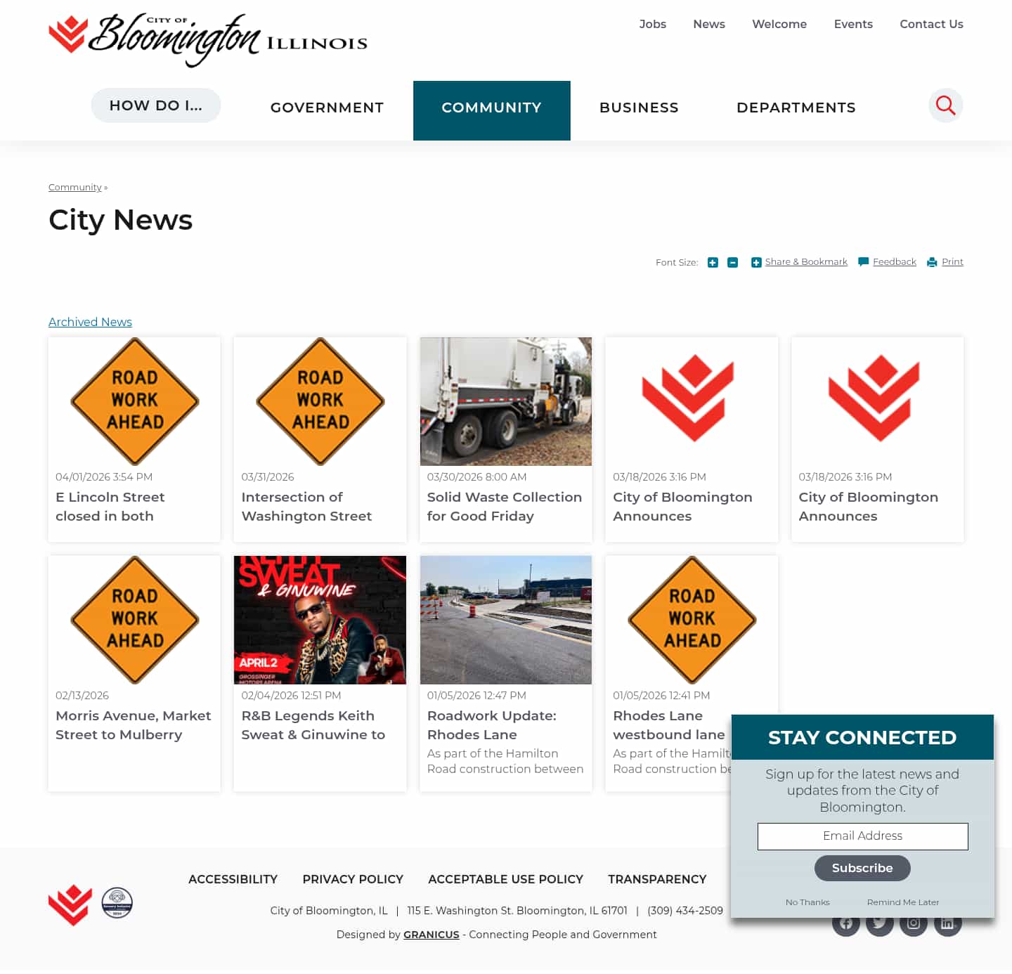 Latest website image capture