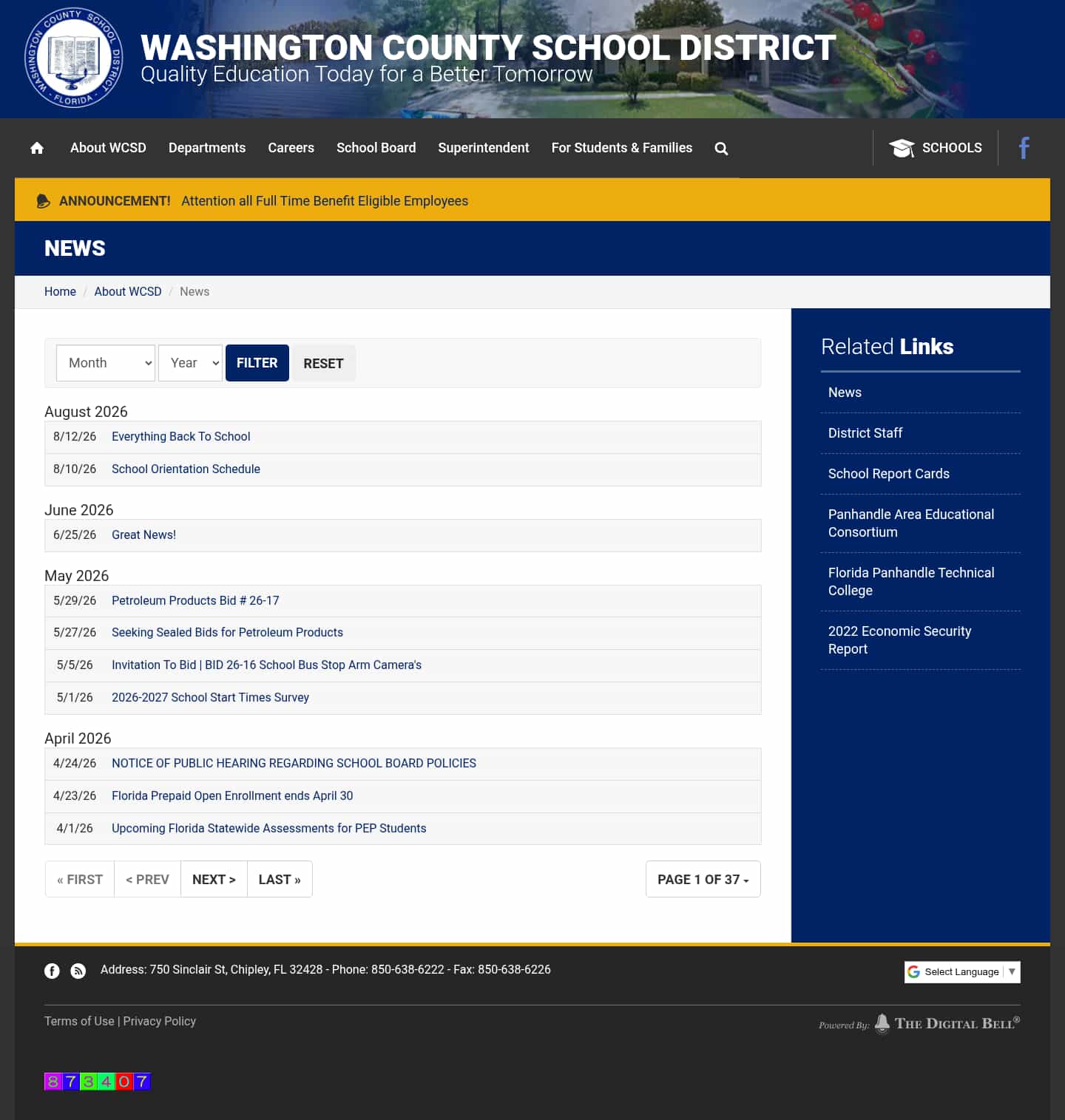 Latest website image capture